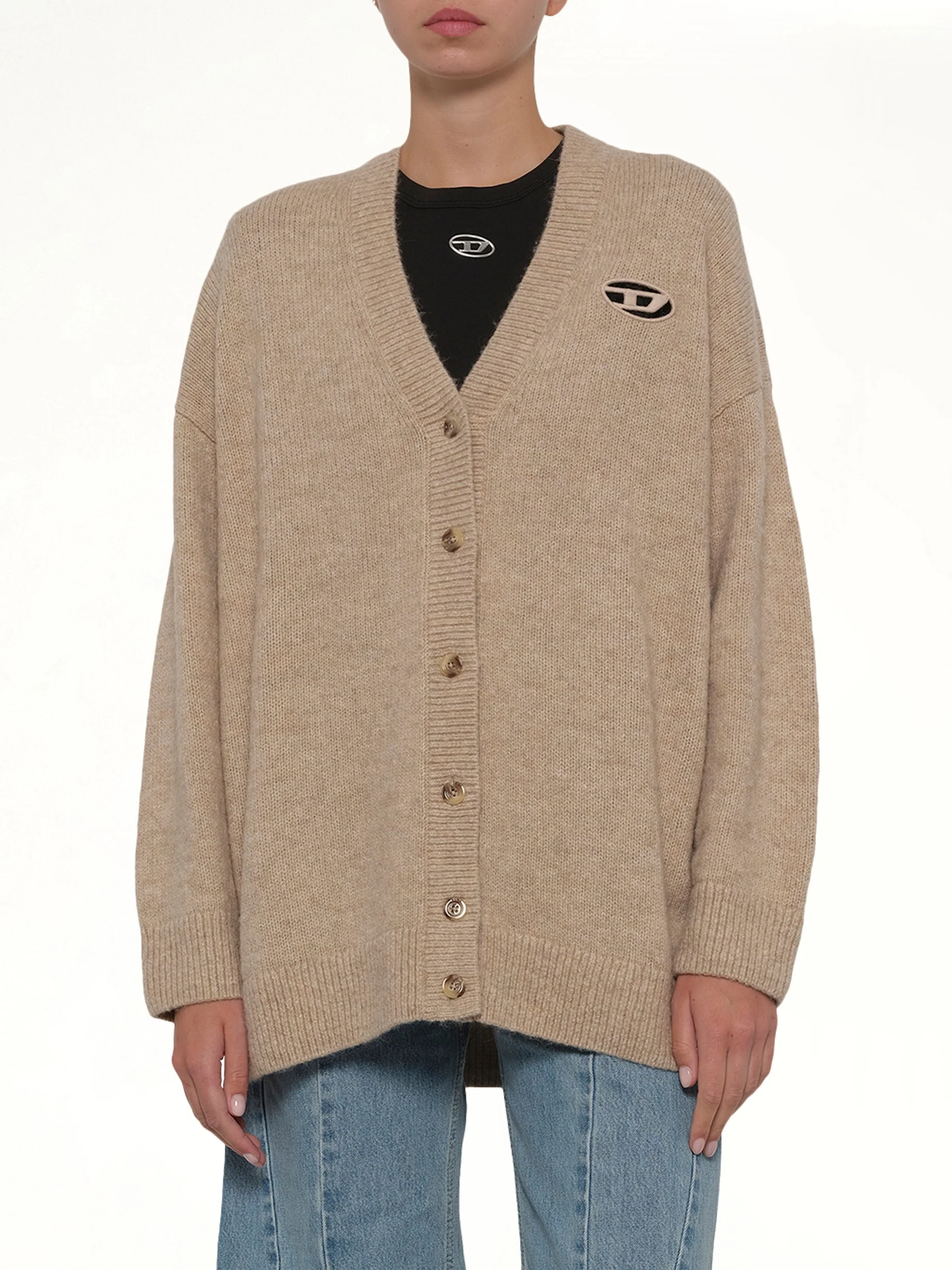 M-AREELA Cardigan in Brown - Image 5