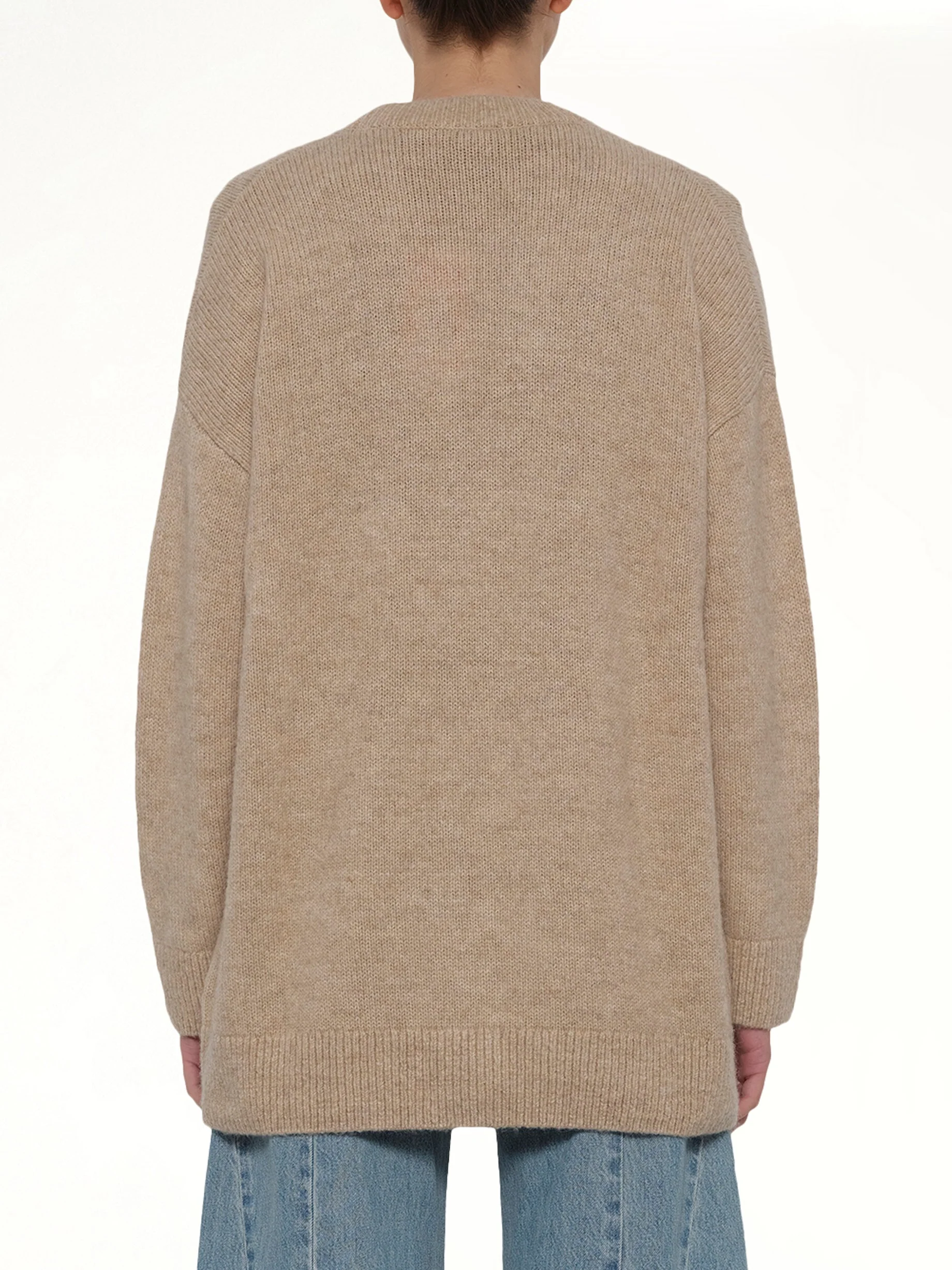 M-AREELA Cardigan in Brown - Image 6
