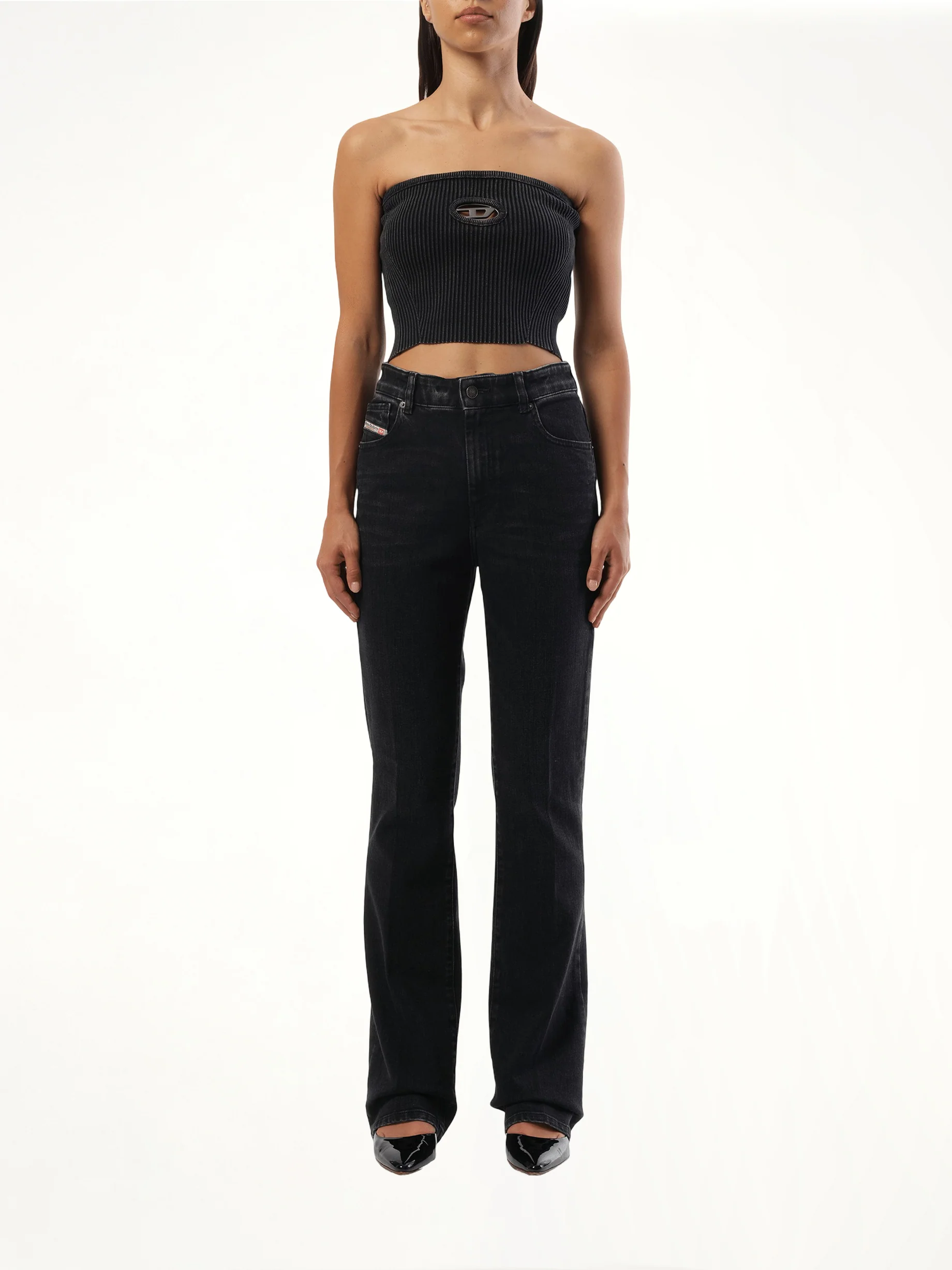 M-Clarksvillex Cropped Top in Black - Image 4