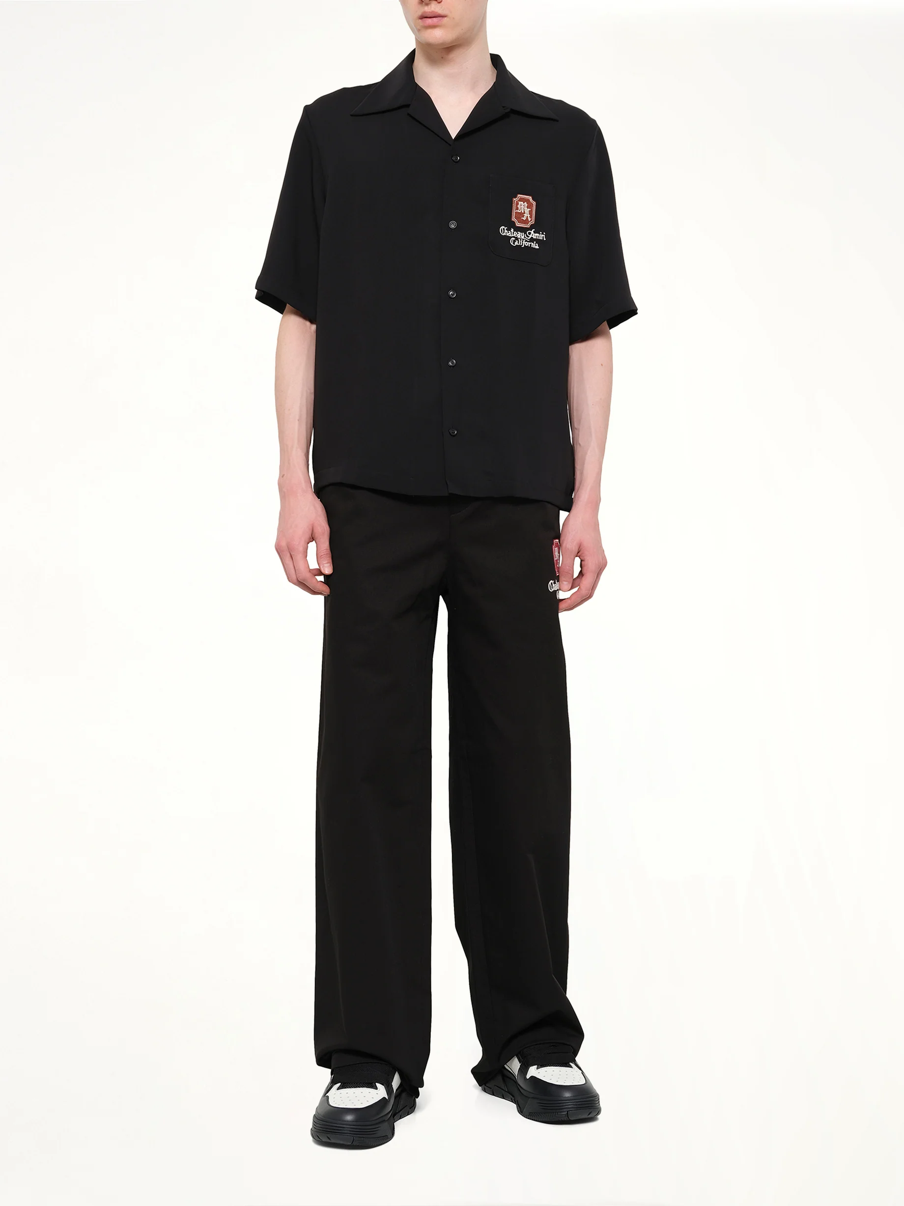 MA Chateau Camp Shirt in Black - Image 4