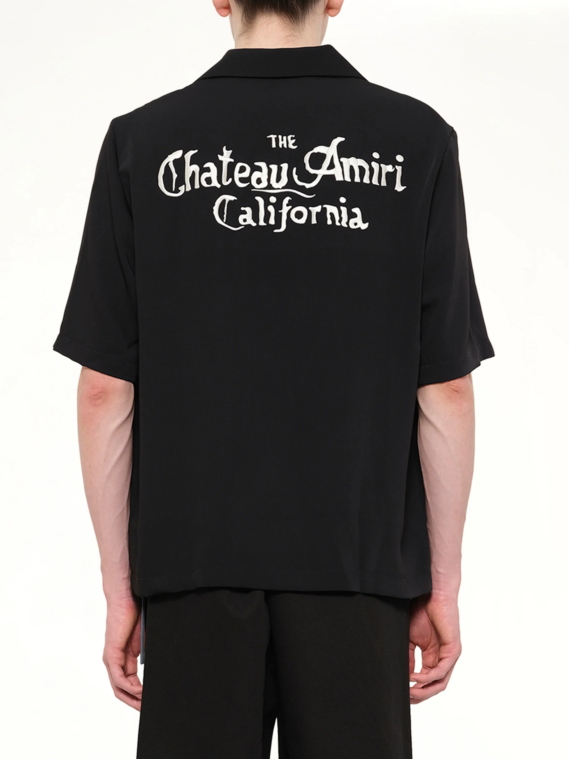 MA Chateau Camp Shirt in Black - Image 5