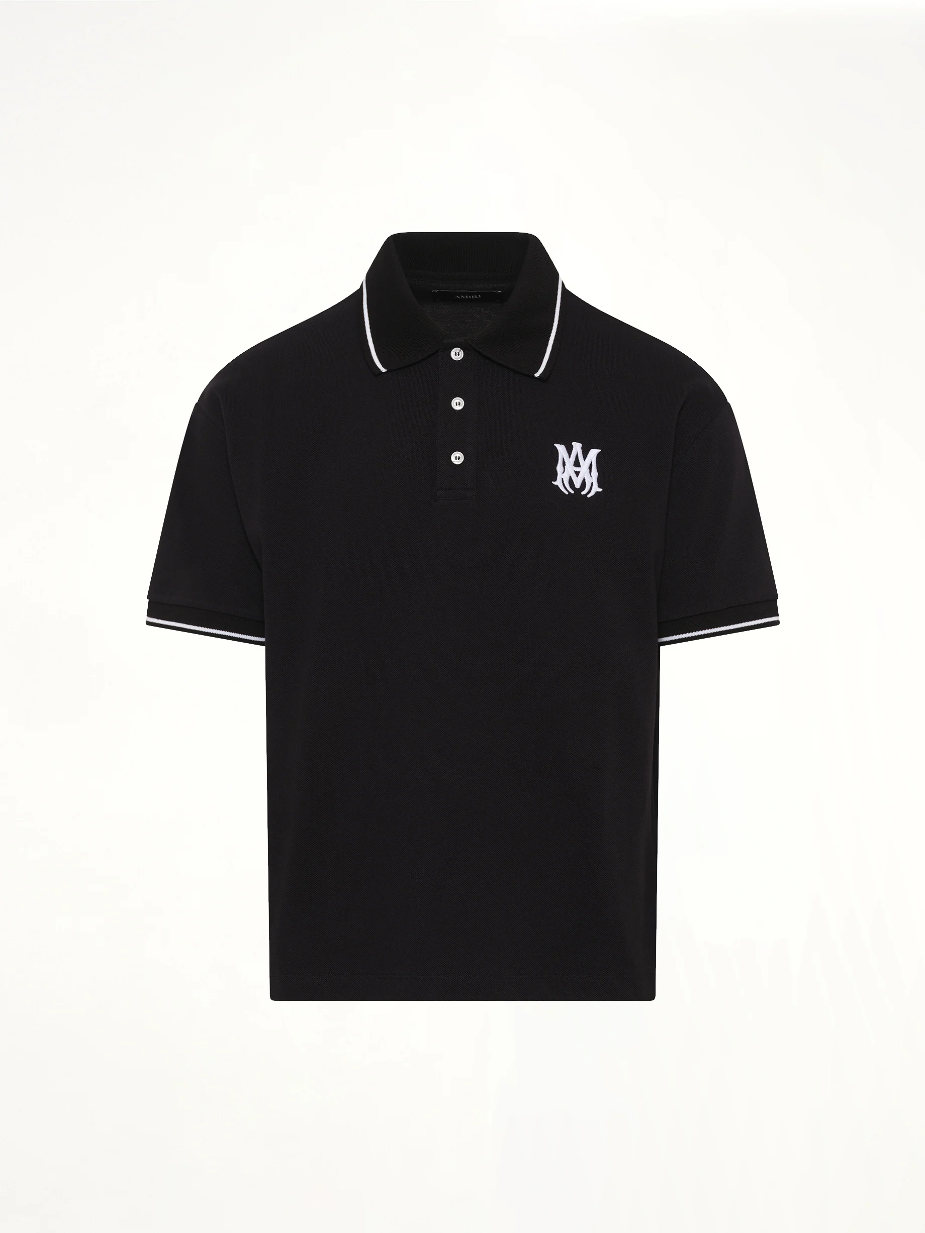 MA Core Logo Polo in Black - Image 2