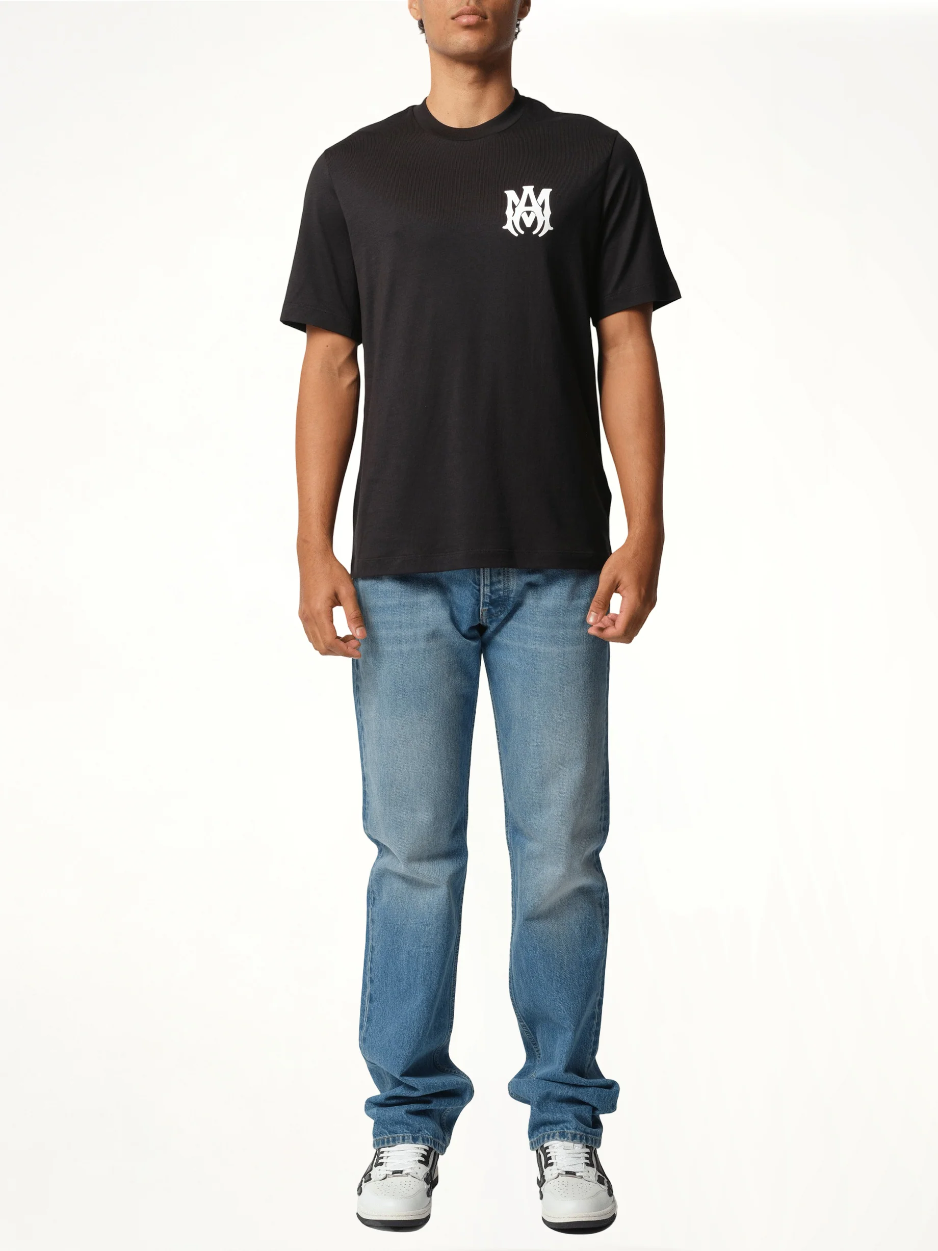 MA Core Logo T-Shirt in Black/White - Image 4