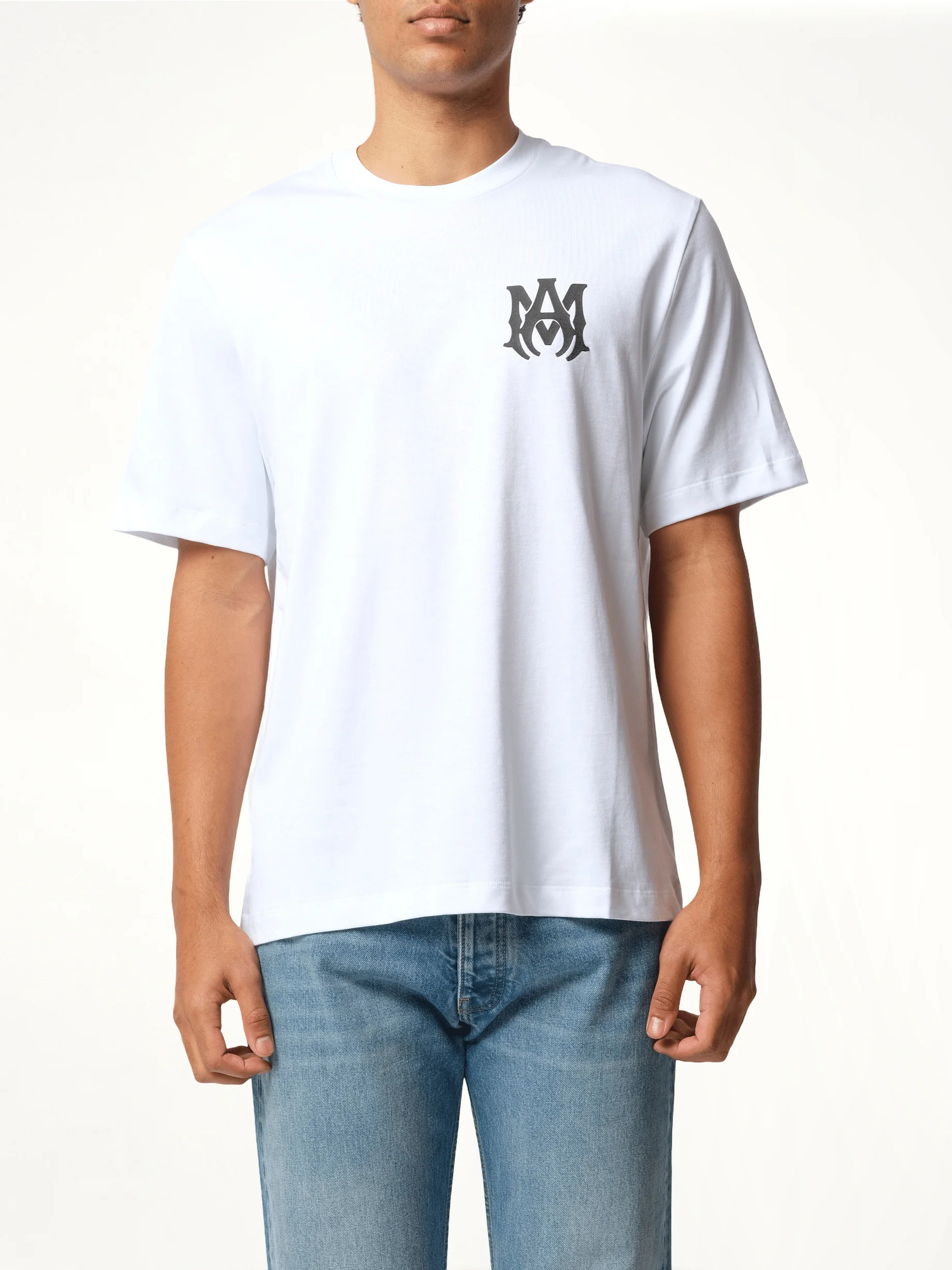 MA Core Logo T-Shirt in White/Black