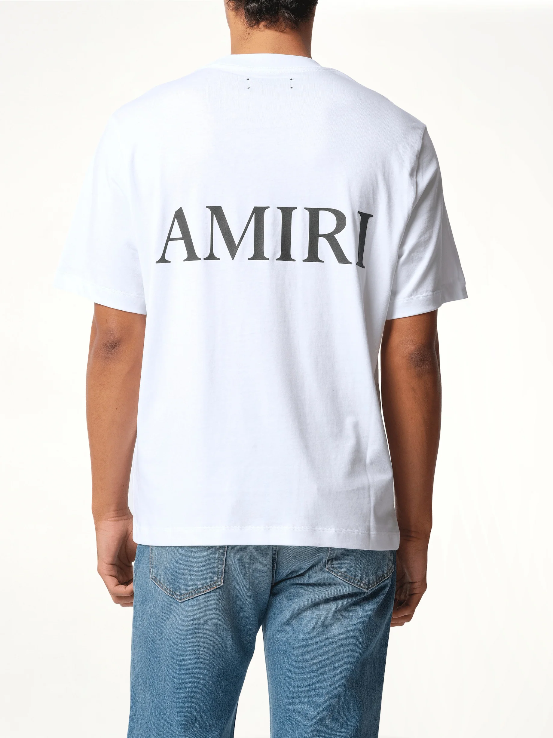 MA Core Logo T-Shirt in White/Black - Image 6