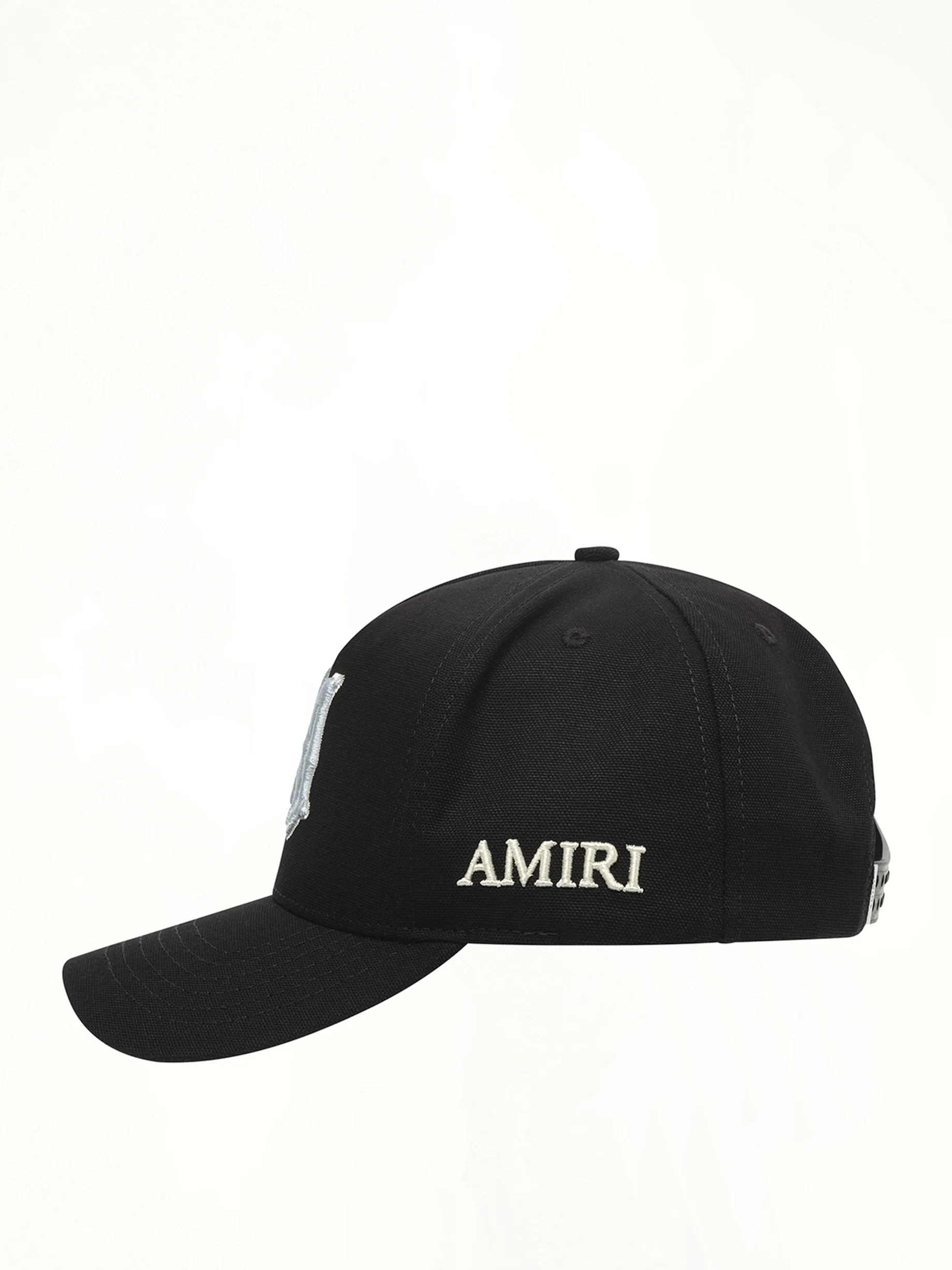 MA Outline Canvas Hat in Black/Blue - Image 2