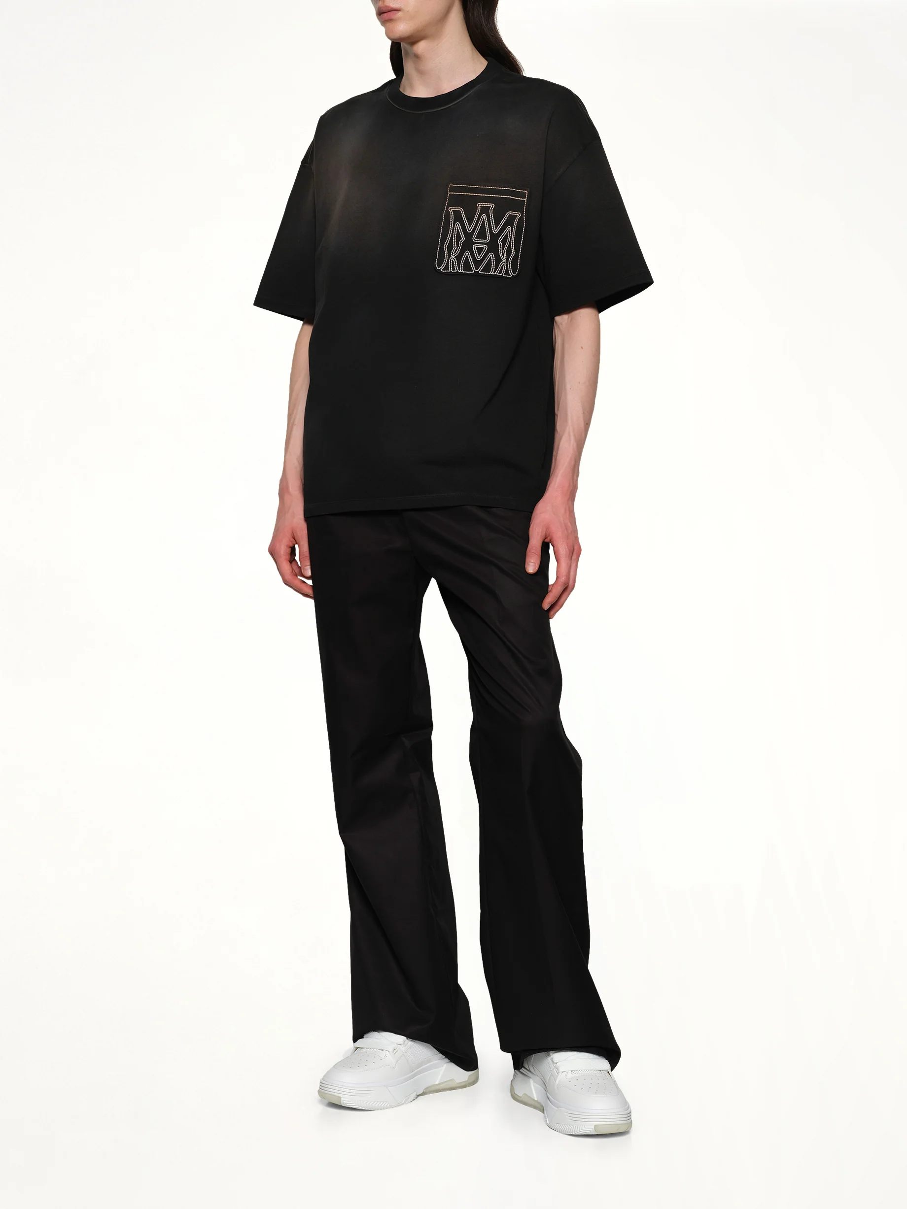 MA Outline Oversize T-Shirt in Black - Image 4
