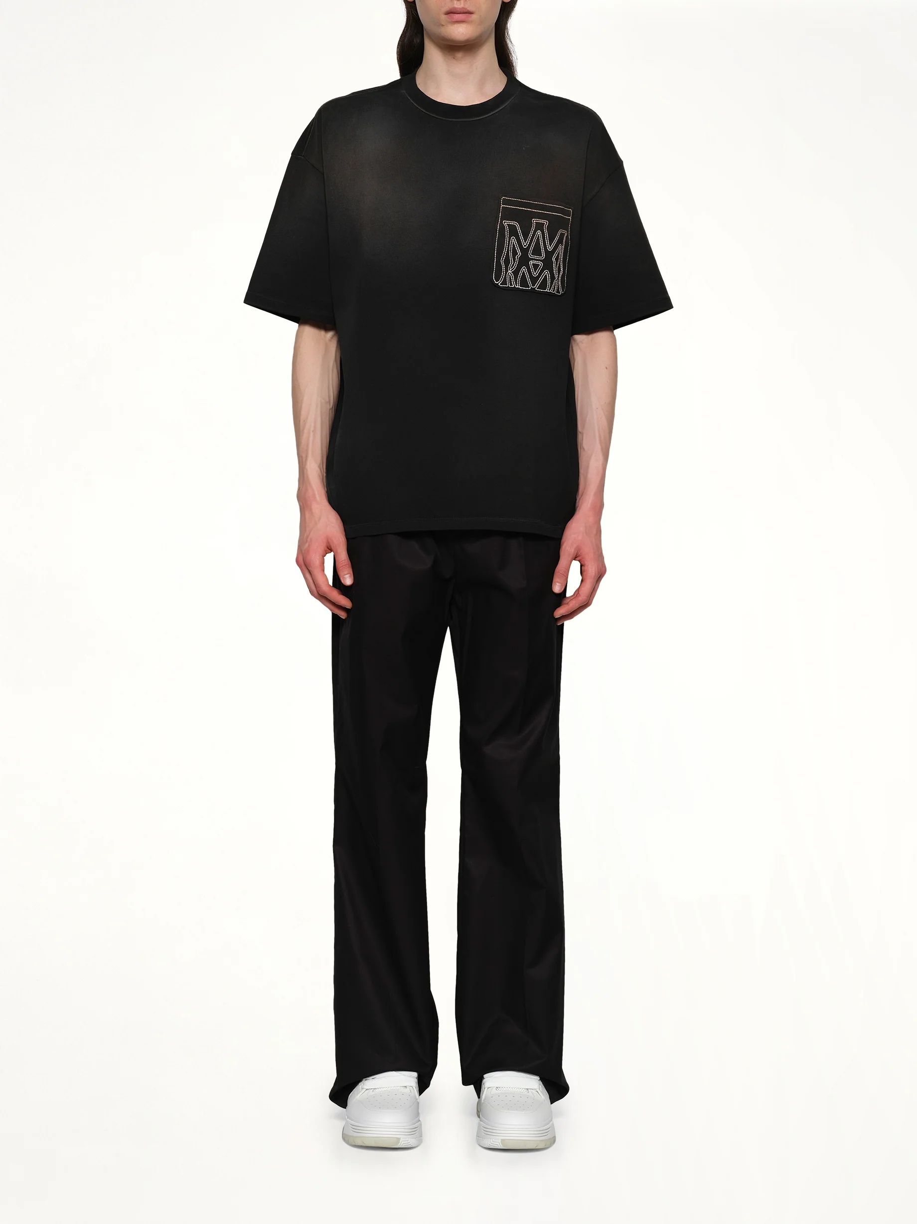 MA Outline Oversize T-Shirt in Black - Image 7