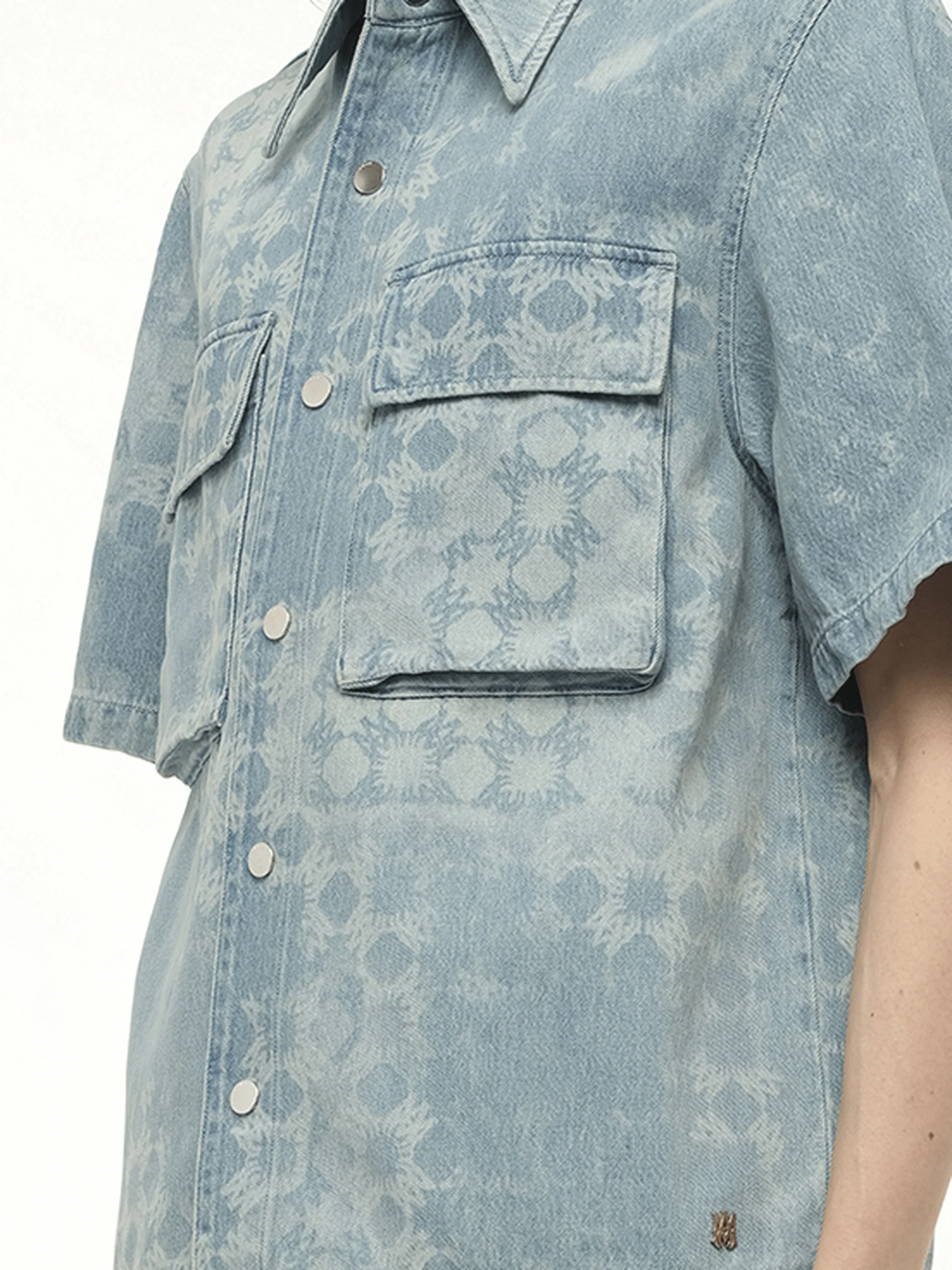 MA Quad Denim Shirt in Indigo - Image 3