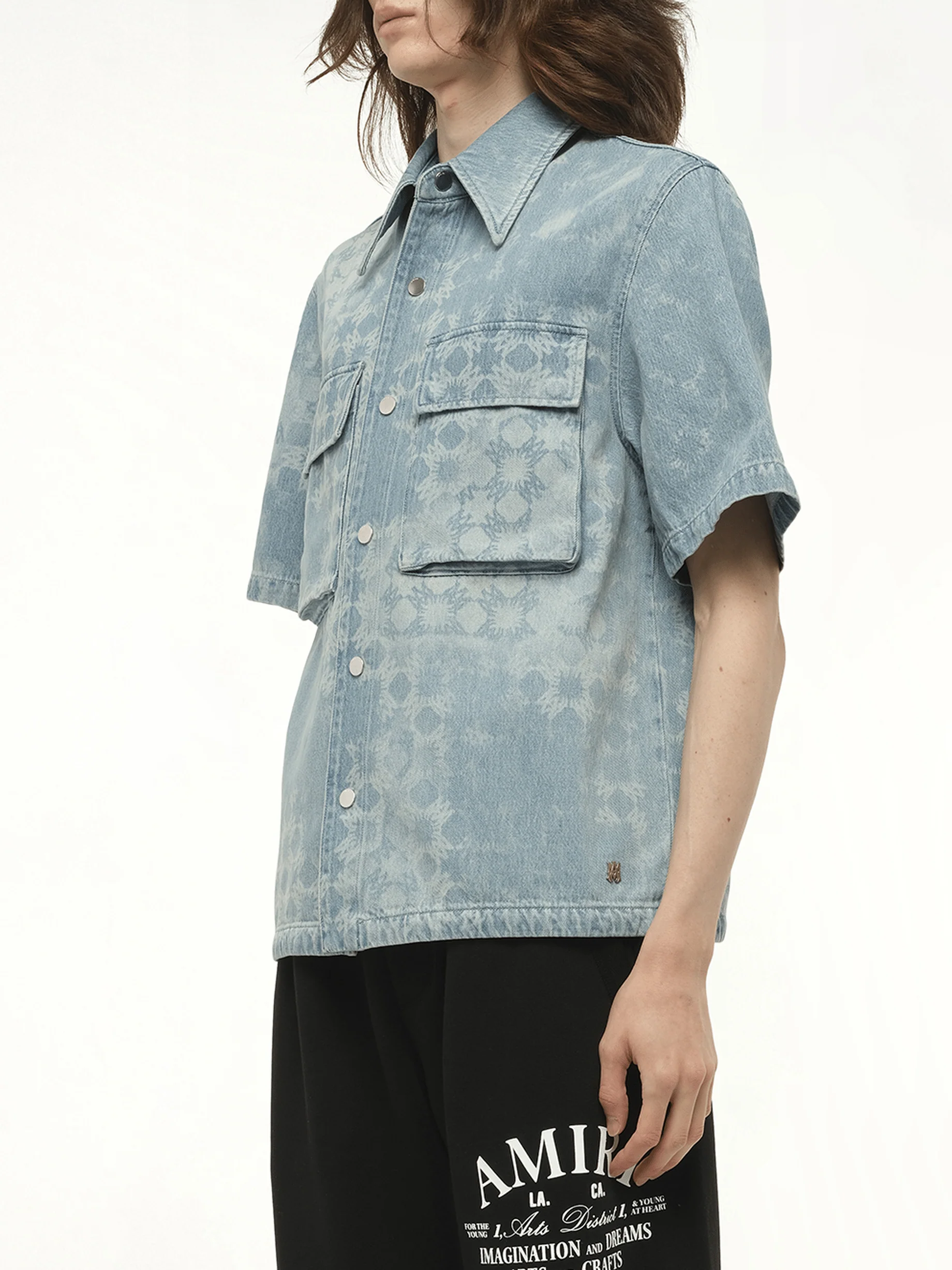 MA Quad Denim Shirt in Indigo - Image 5