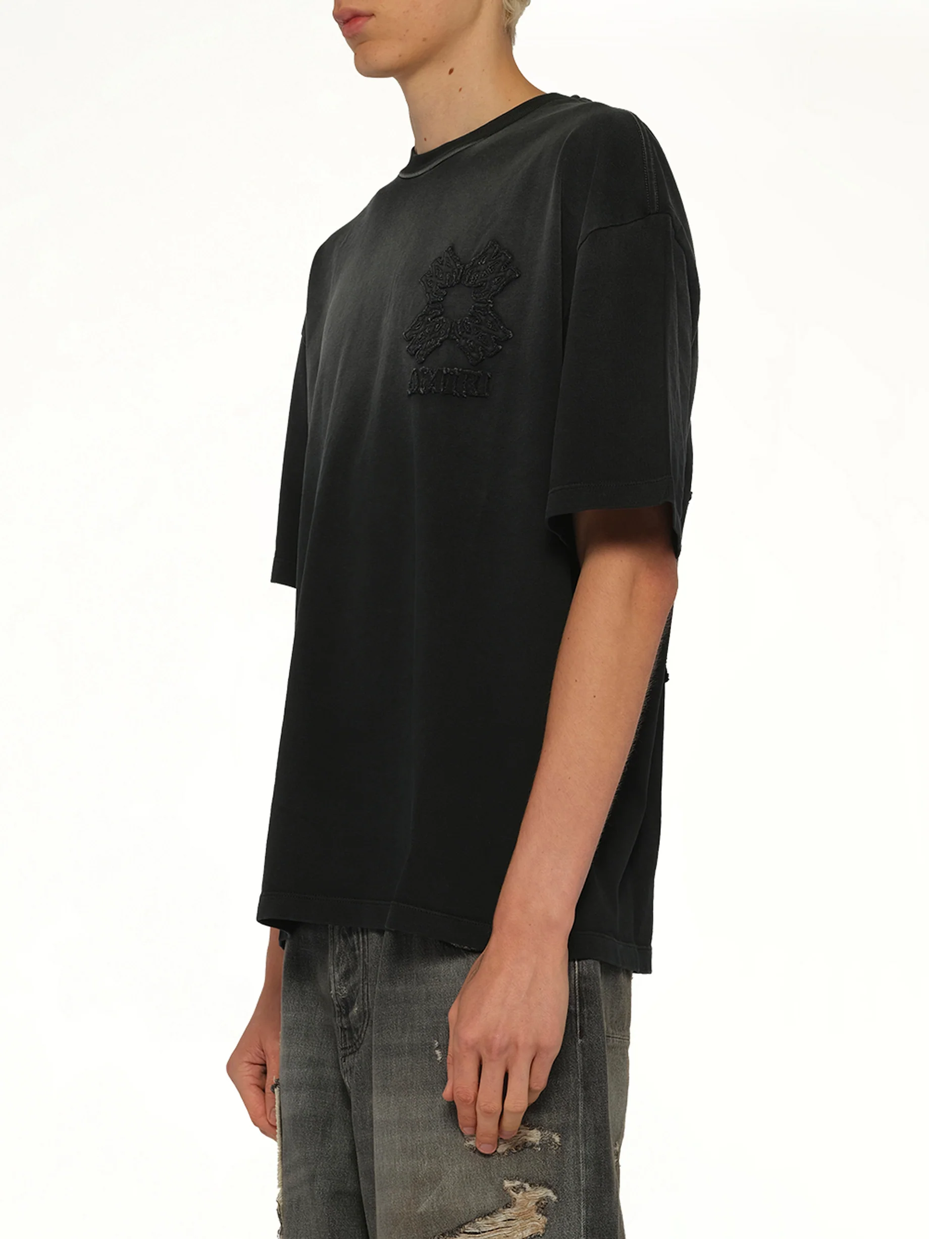 MA Quad Oversized T-Shirt in Black - Image 3