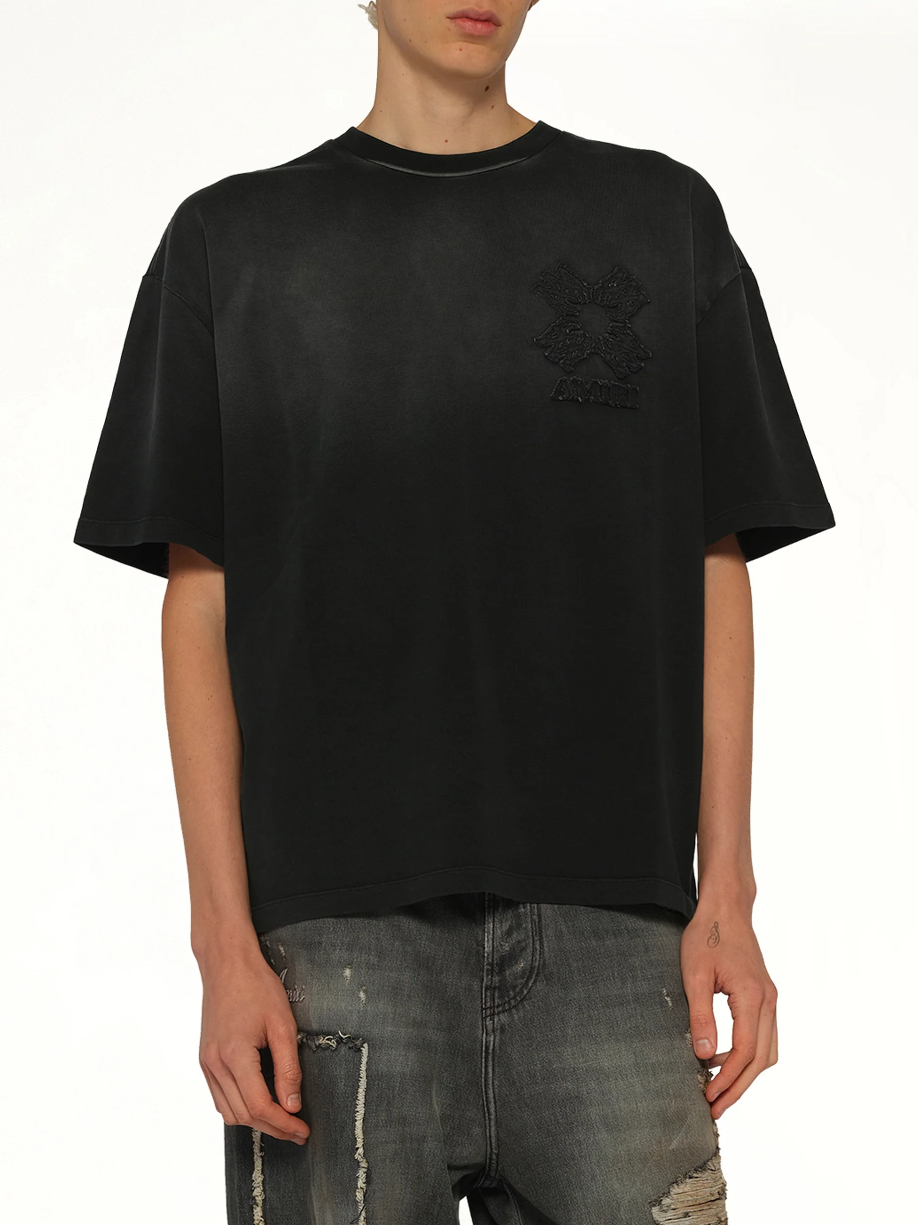 MA Quad Oversized T-Shirt in Black - Image 6