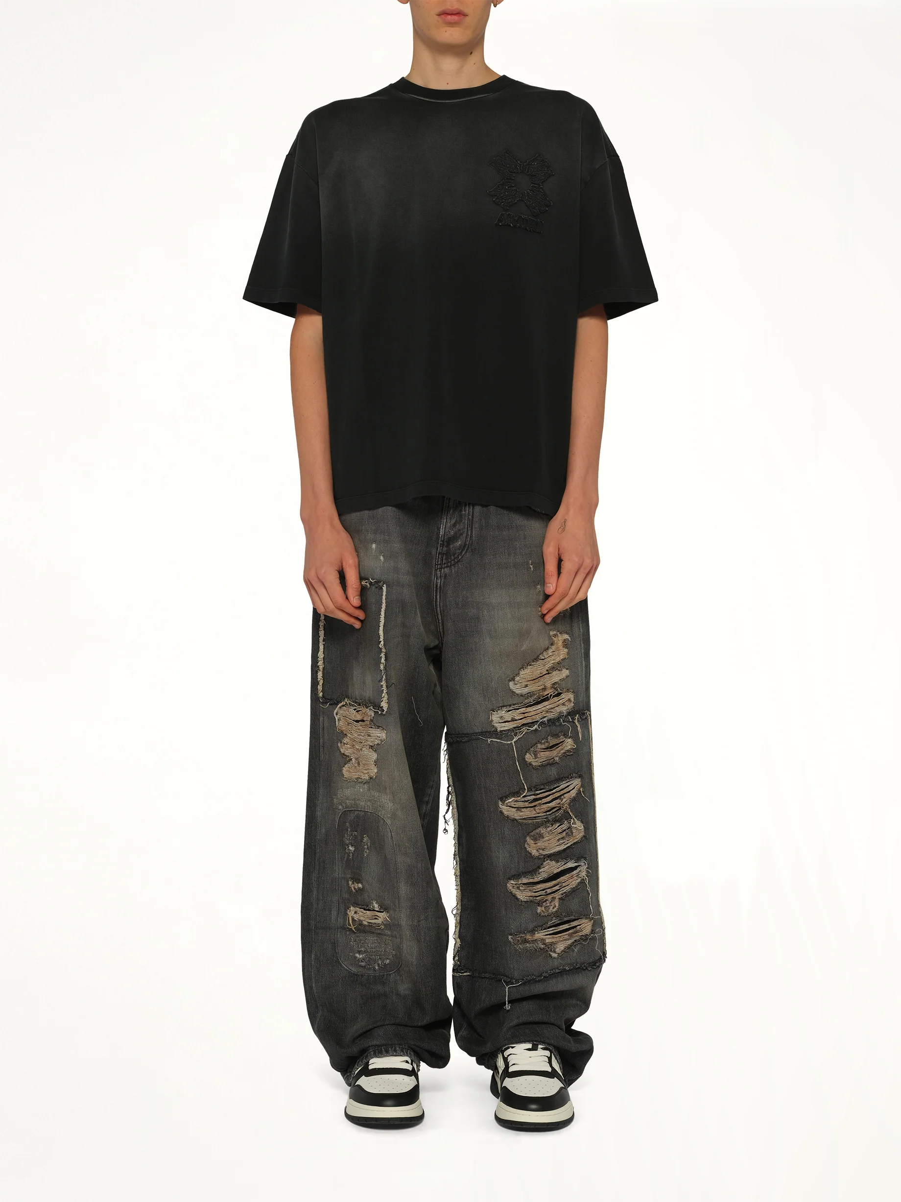 MA Quad Oversized T-Shirt in Black - Image 7