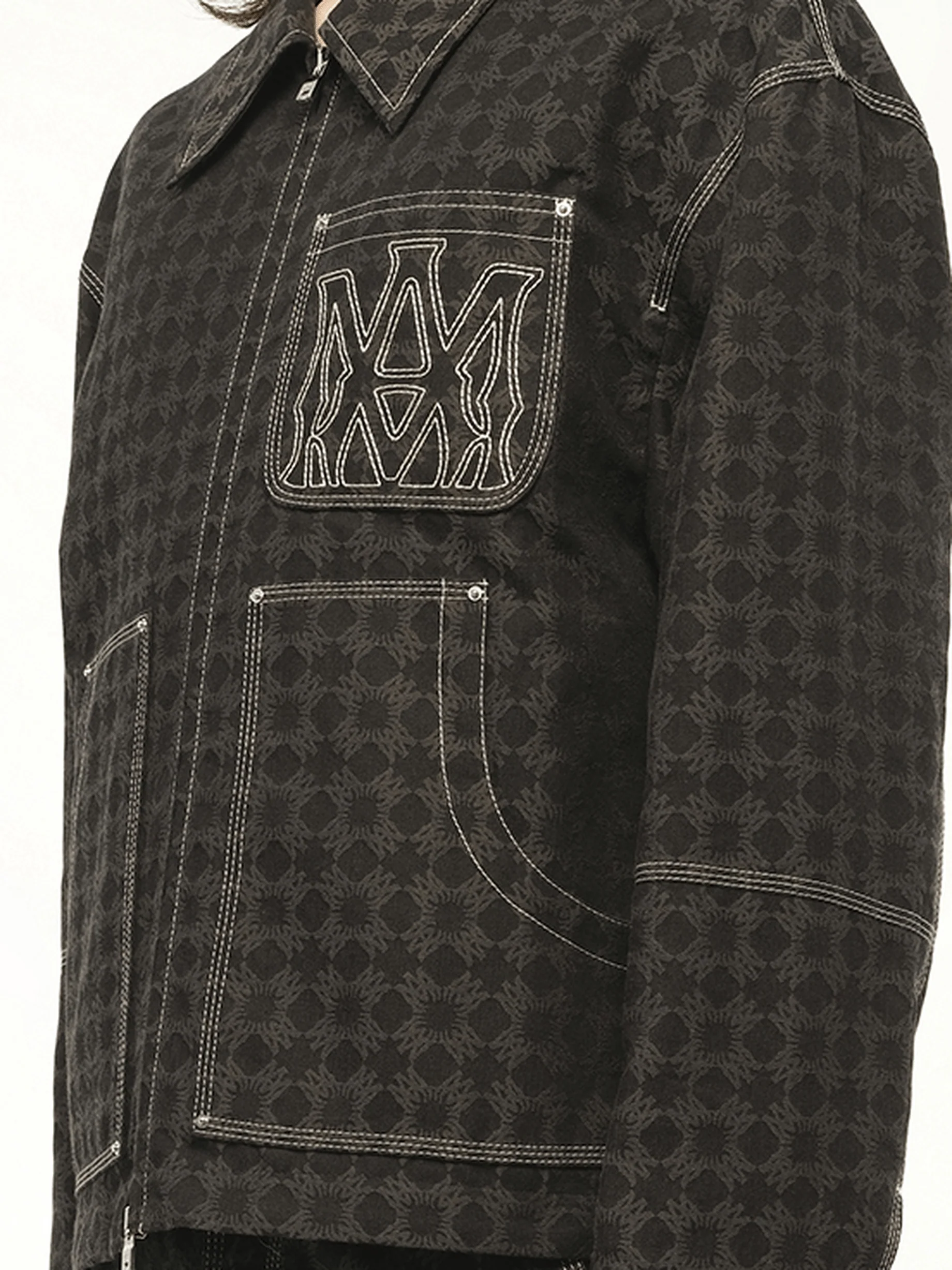MA Quad Work Jacket in Black - Image 3