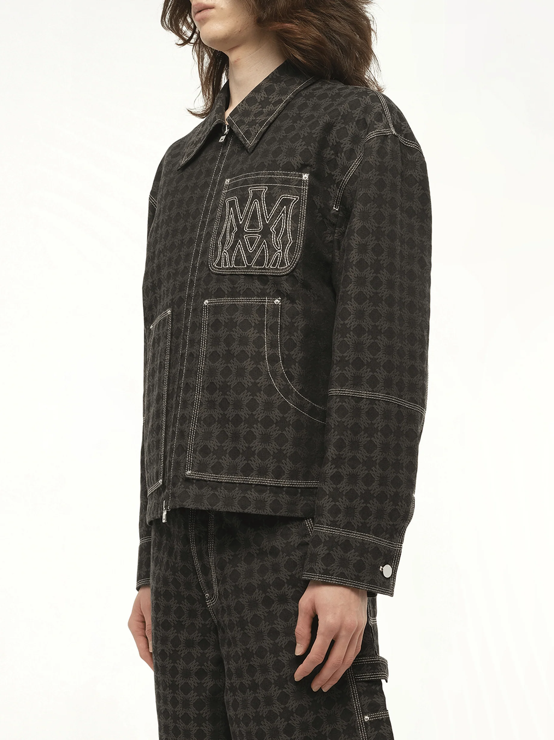 MA Quad Work Jacket in Black - Image 5