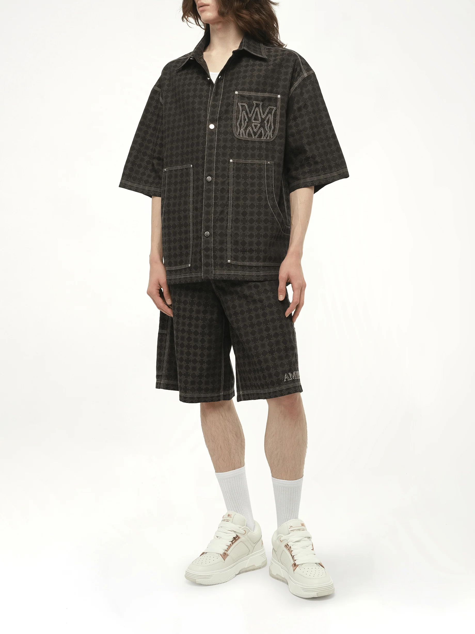 MA Quad Work Shirt in Black - Image 4