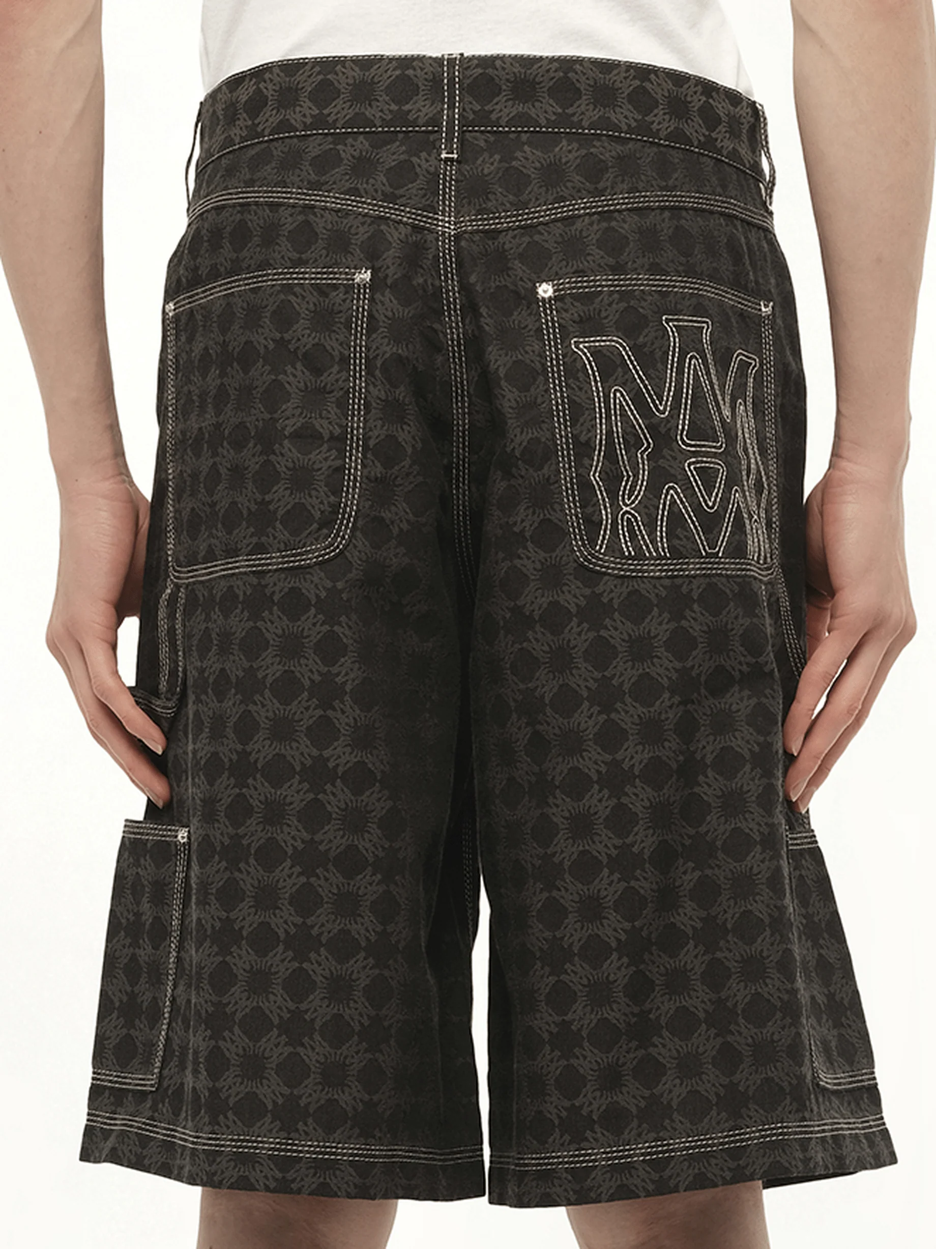 MA Quad Work Shorts in Black - Image 3
