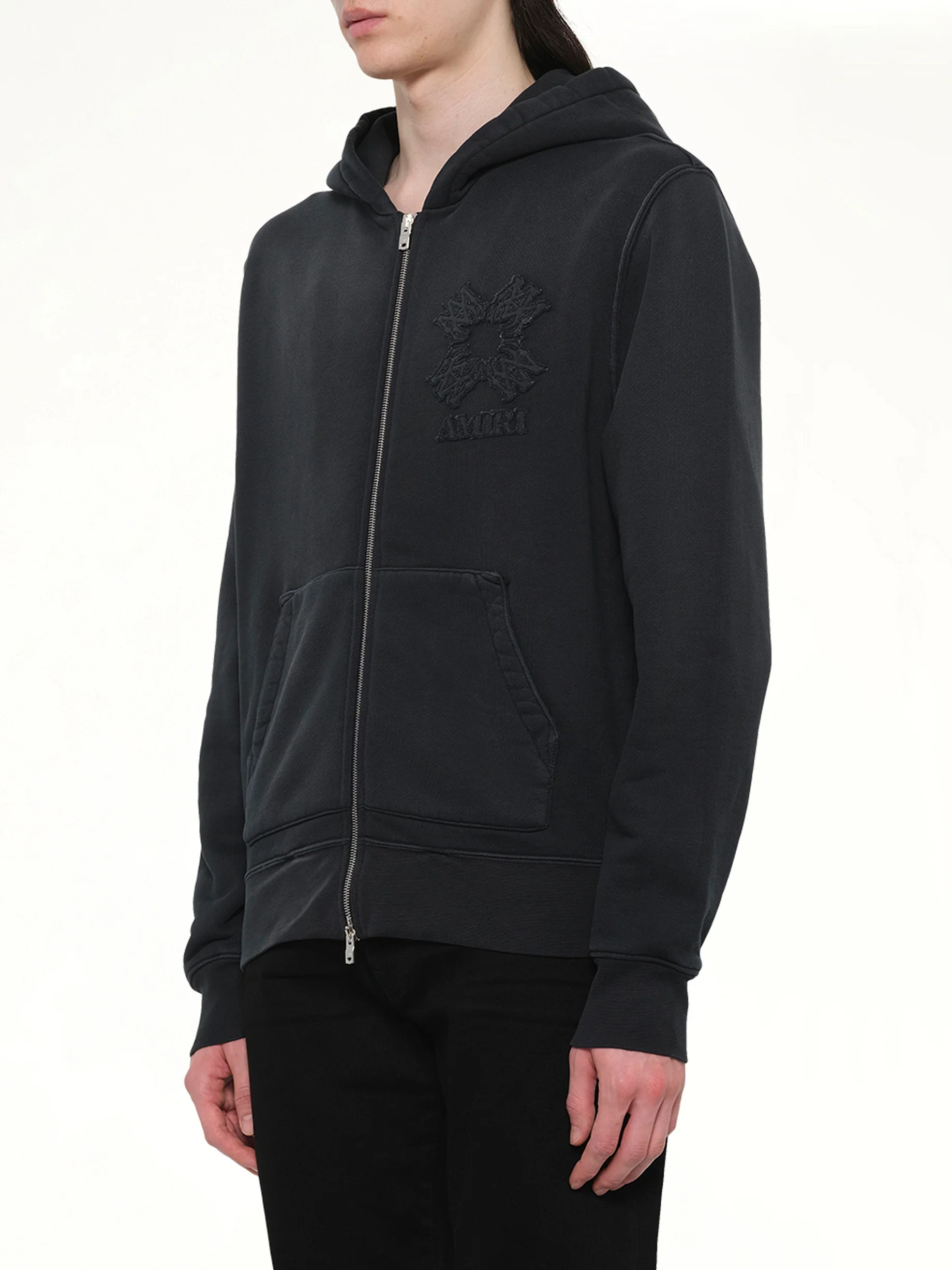 MA Quad Zip Hoodie in Black - Image 3