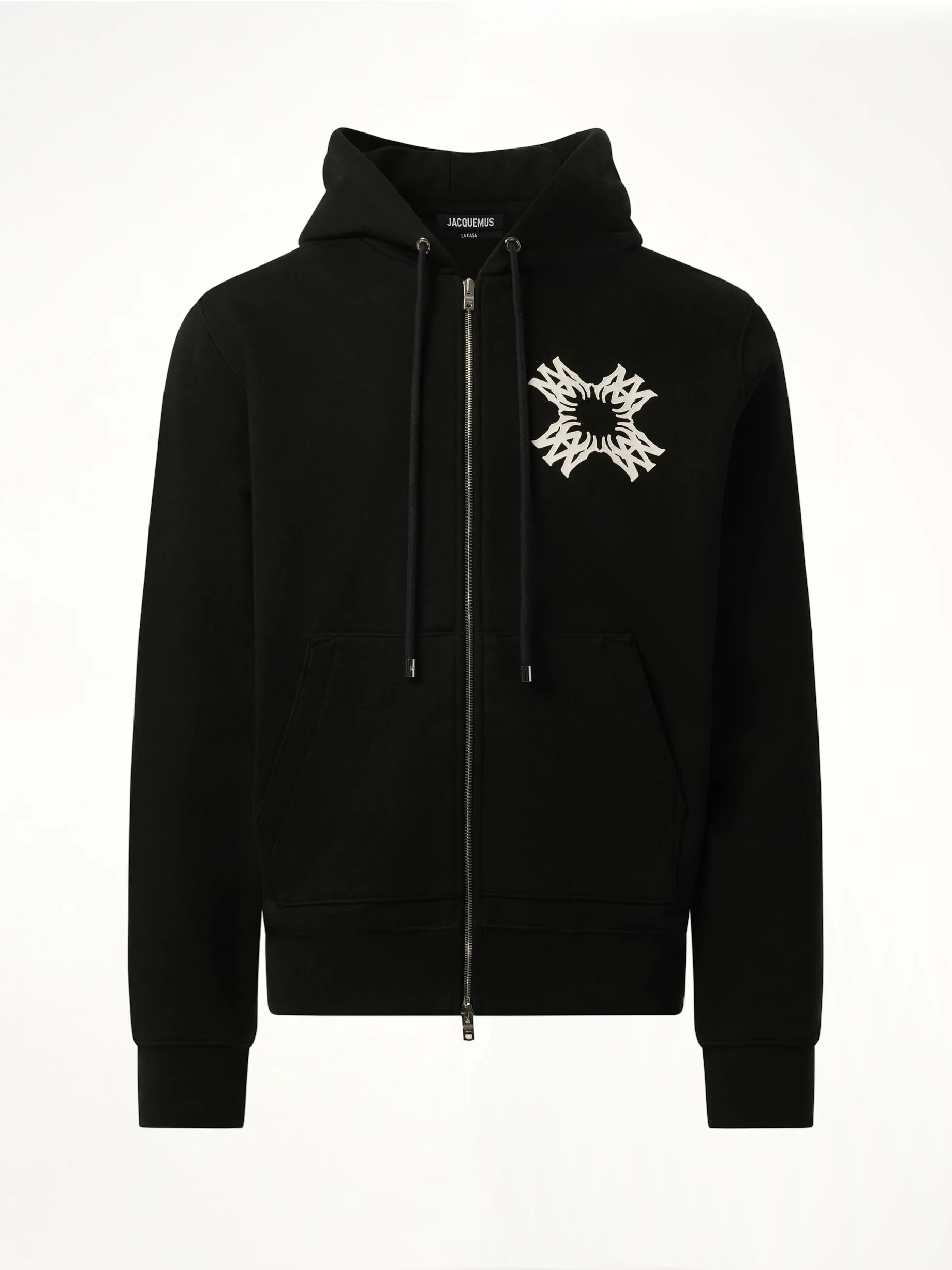 MA Quad Zip Up Hoodie in Black - Image 2