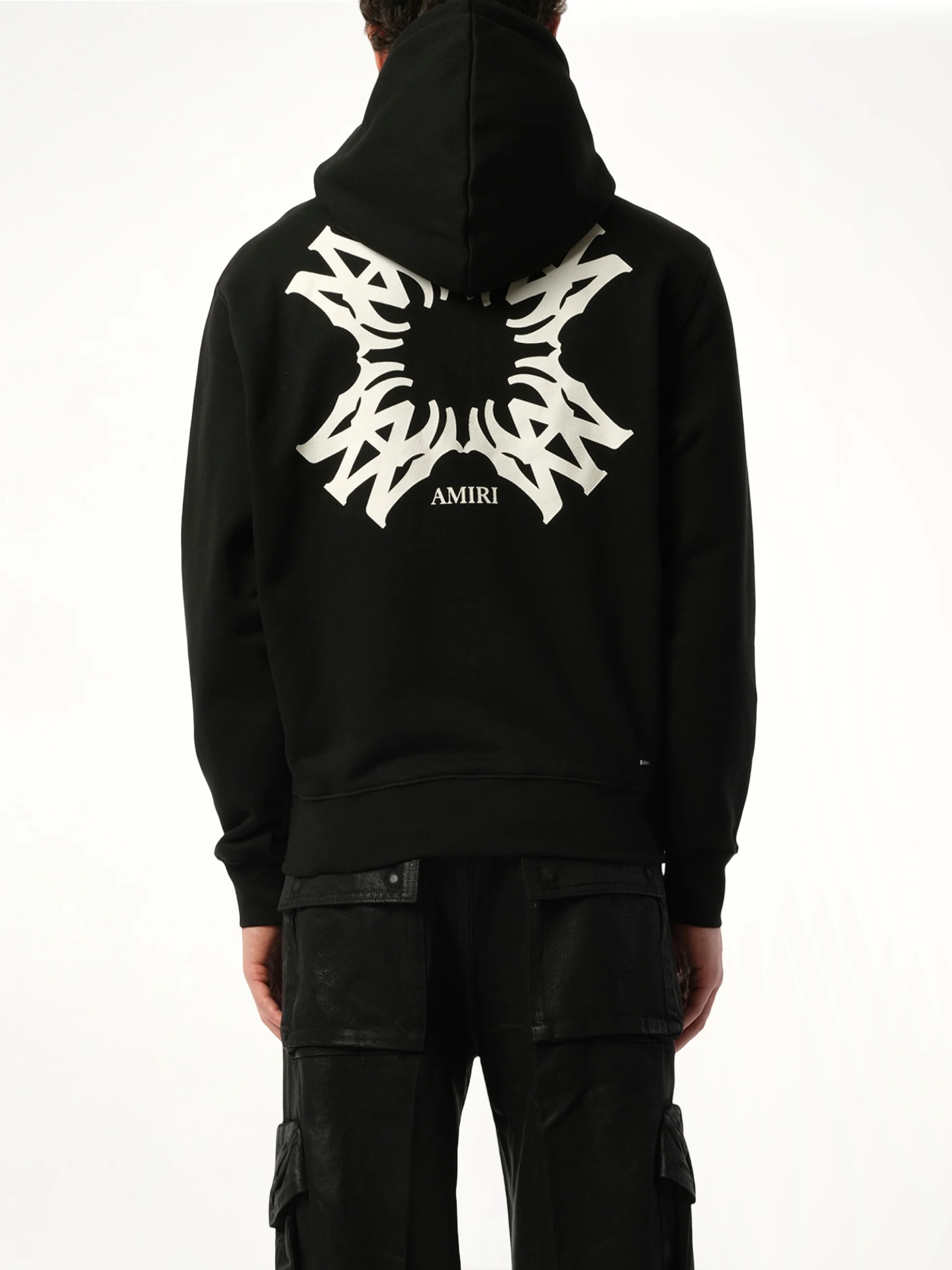 MA Quad Zip Up Hoodie in Black - Image 5