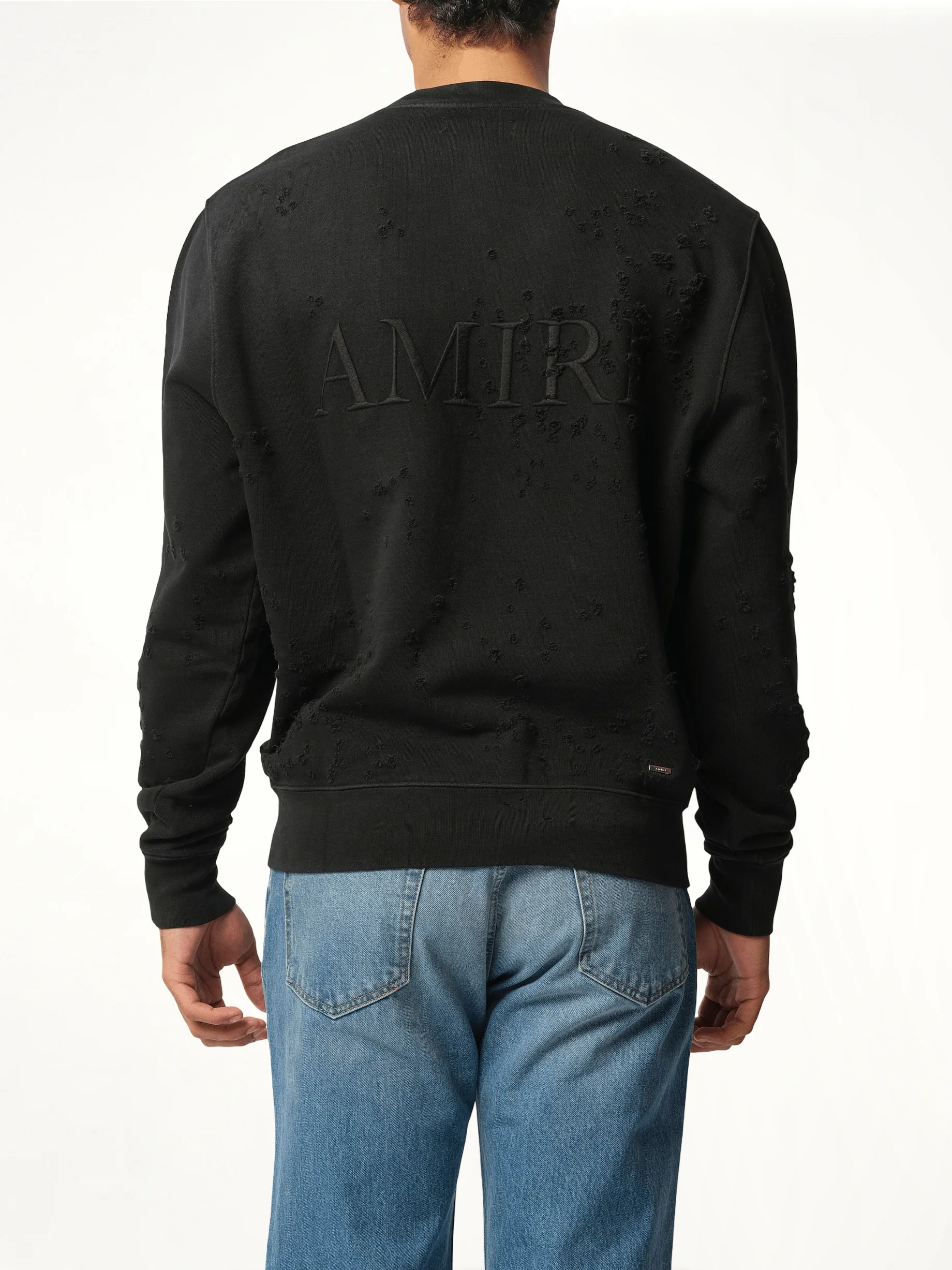 MA Shotgun Embroidered Sweatshirt in Black - Image 6
