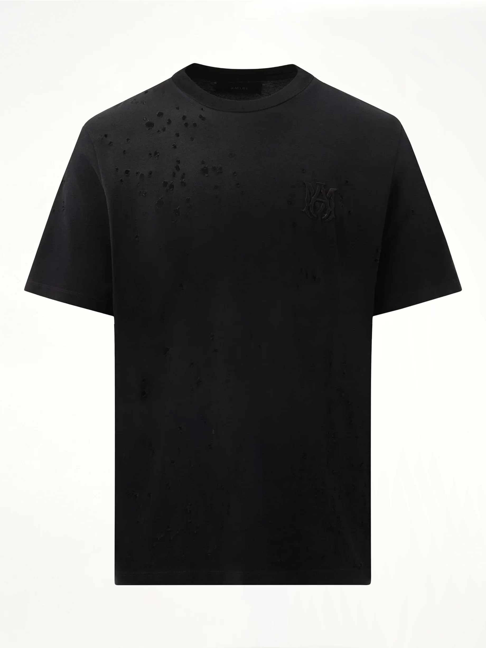 MA Shotgun Embroidered T-Shirt in Black - Image 2