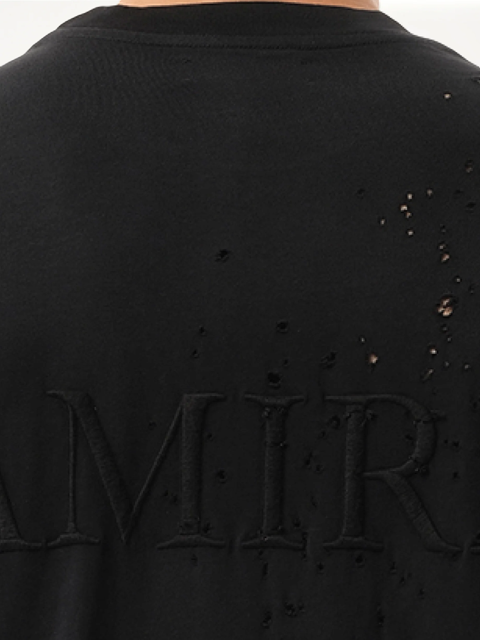 MA Shotgun Embroidered T-Shirt in Black - Image 3