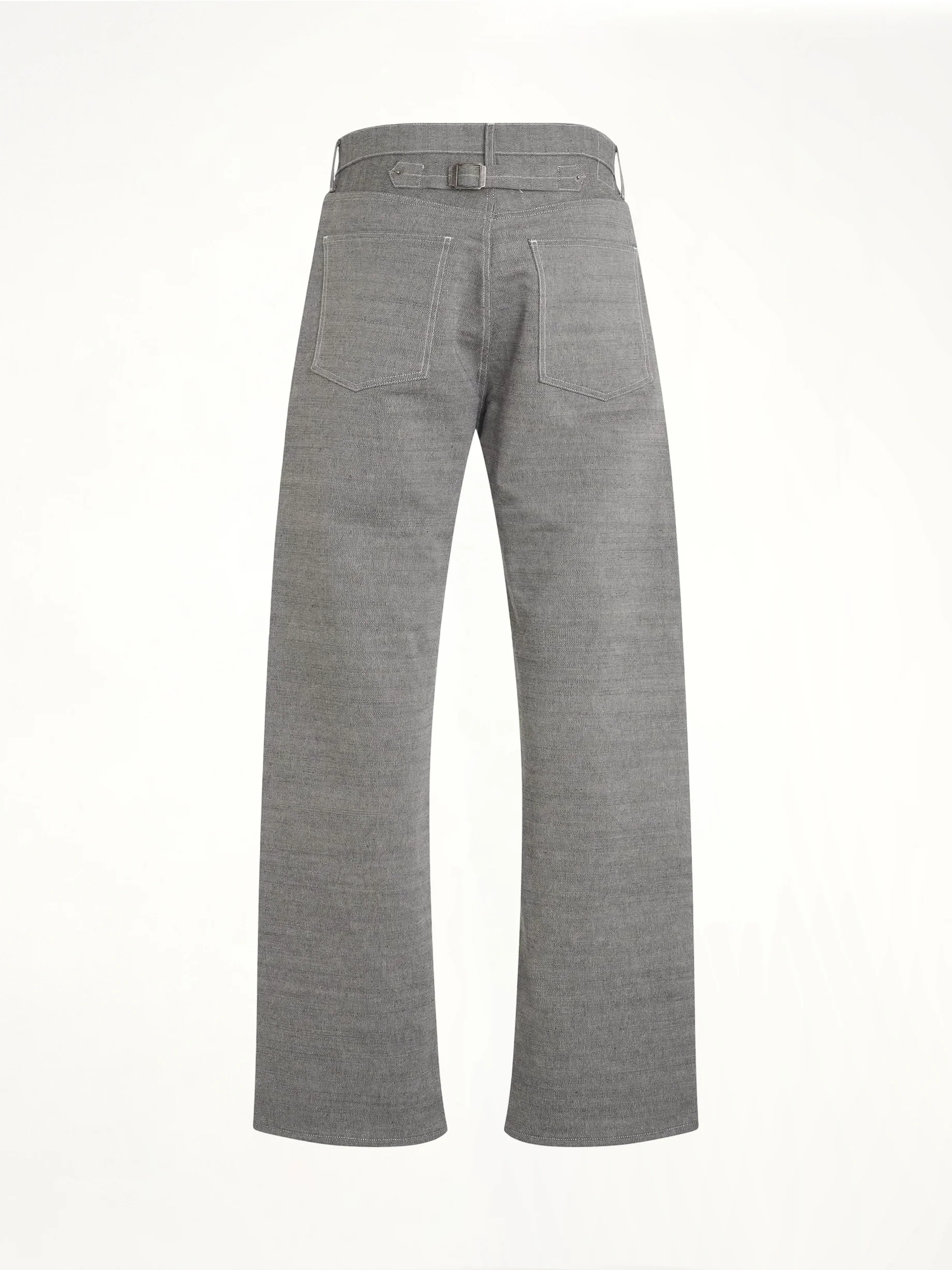 Broken Twill 5 Pocket Pants in Caviar - Image 4