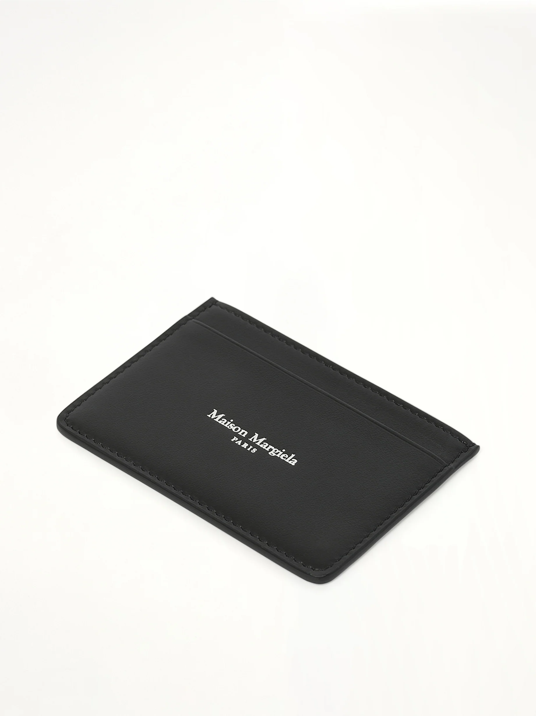 Maison Margiela Cardholder Slim in Black/Silver - Image 3