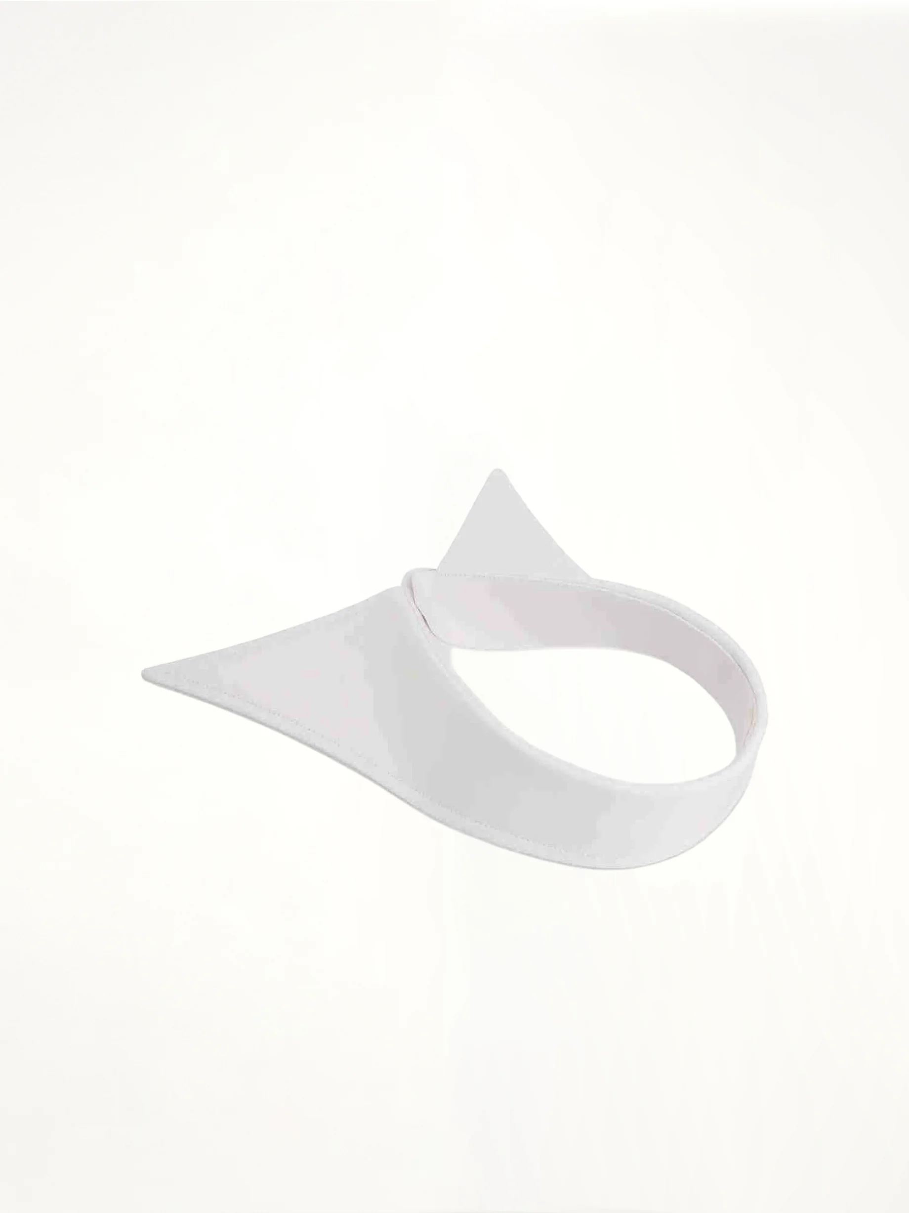 Collar Neck in White - Image 3