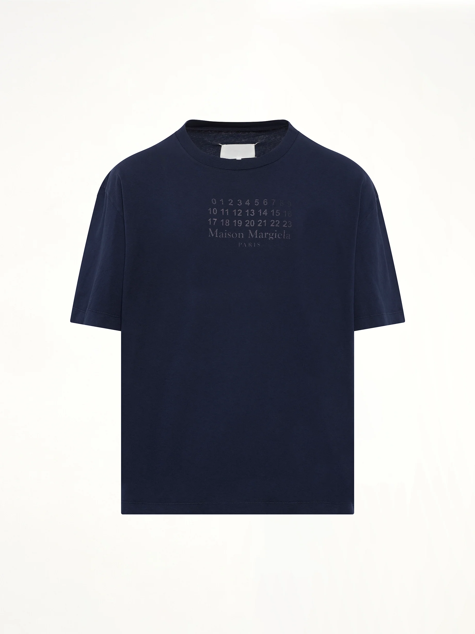 Maison Margiela Logo T-Shirt in Vintage Blue - Image 2