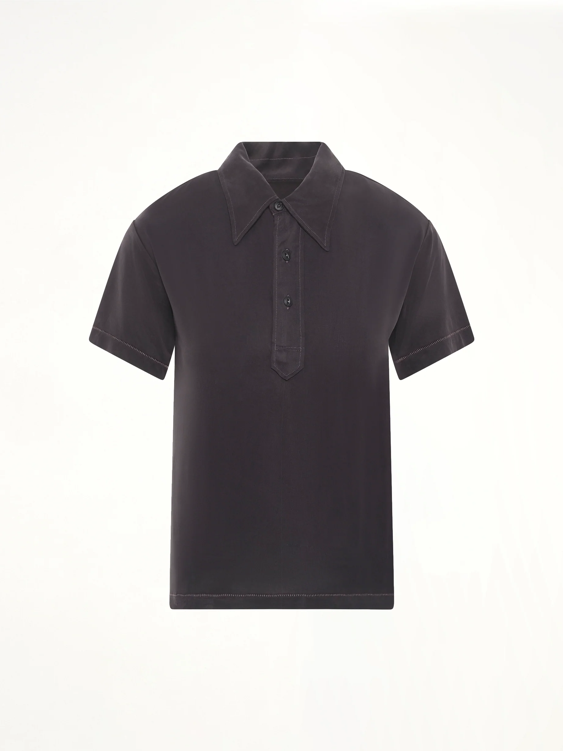 Polo Shirt in Black - Image 2