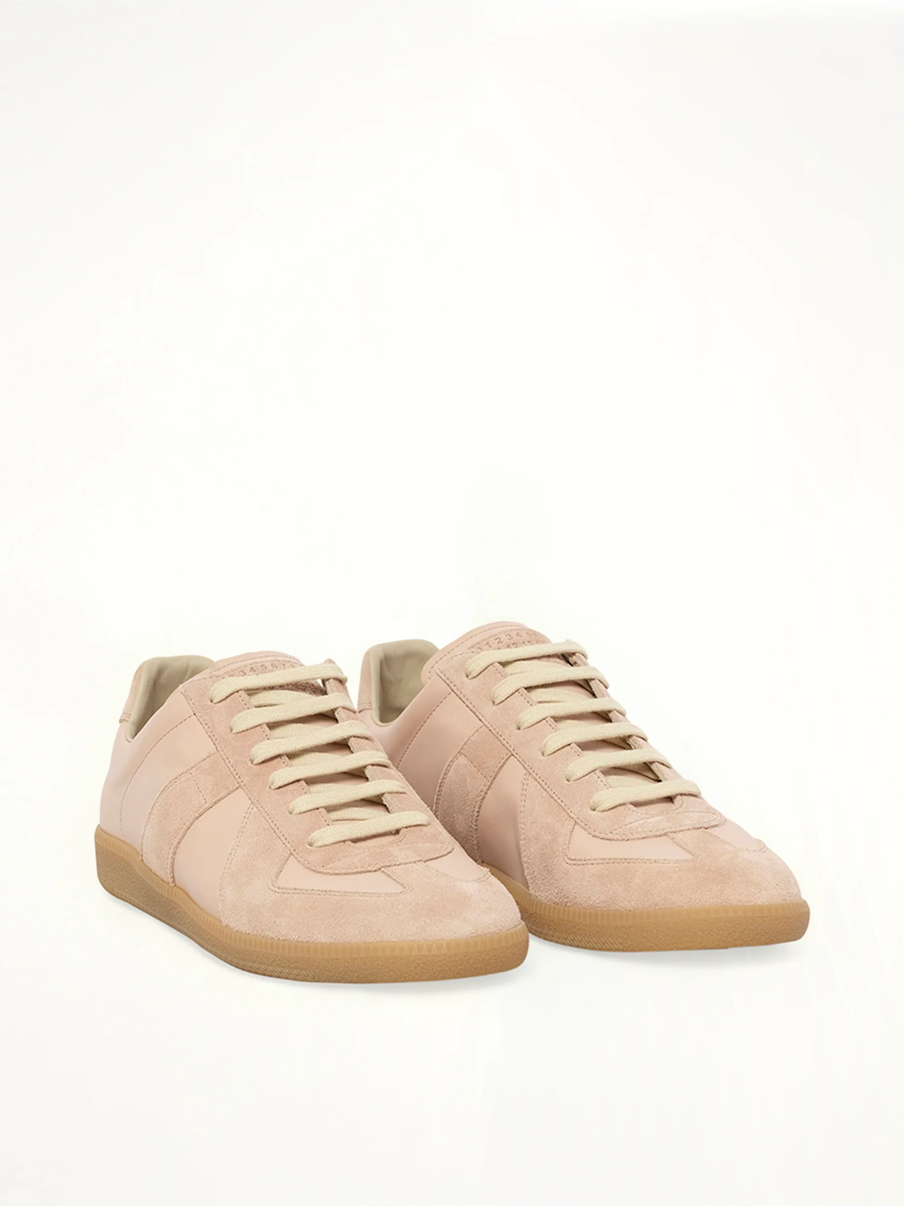 Replica Leather Sneaker in Almond Peach - Image 2