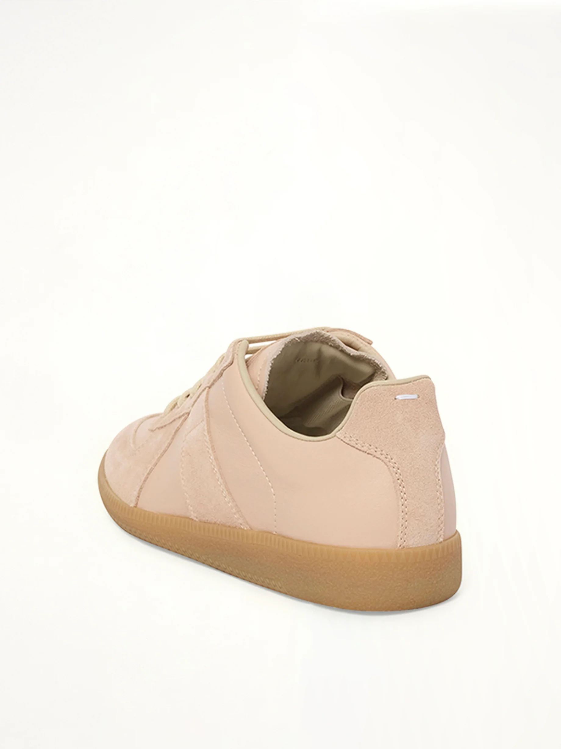 Replica Leather Sneaker in Almond Peach - Image 3