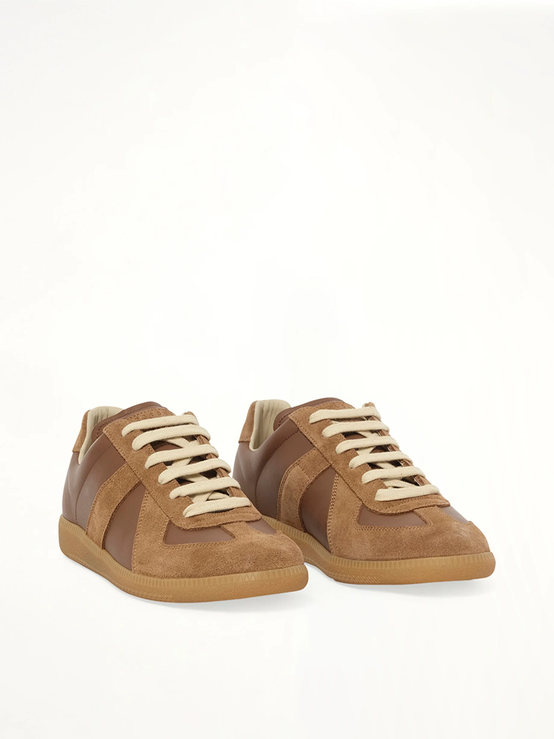 Replica Leather Sneaker in Emperador - Image 2
