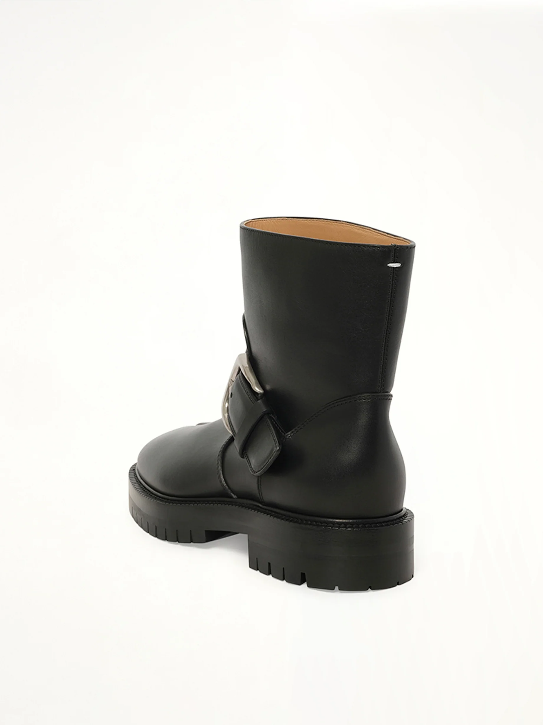 Tabi County Buckle Ankle Boots in Black - Image 3