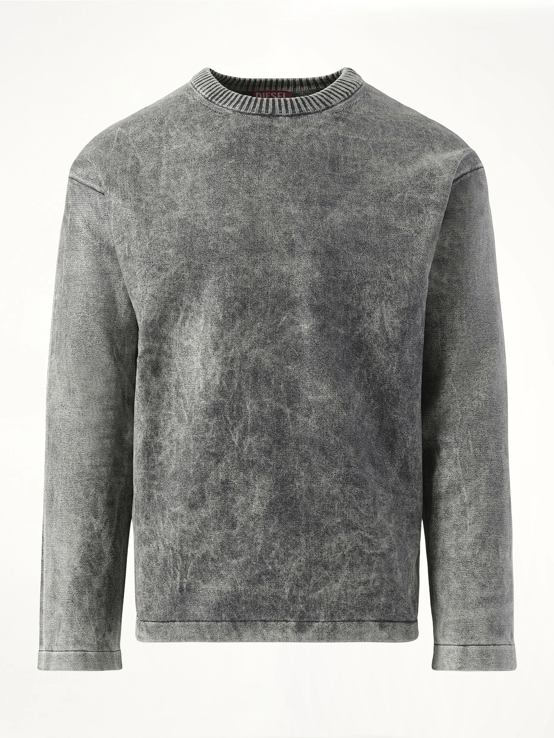 Marble Effect Sweater in Grey - Image 2