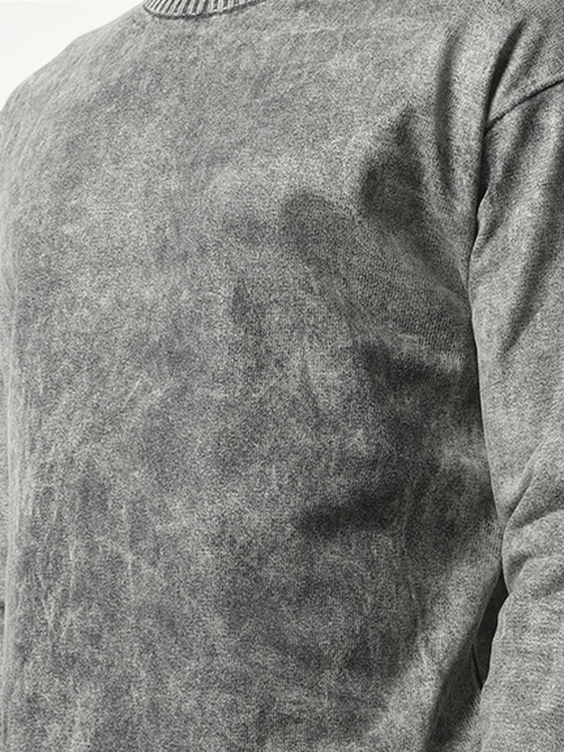 Marble Effect Sweater in Grey - Image 3