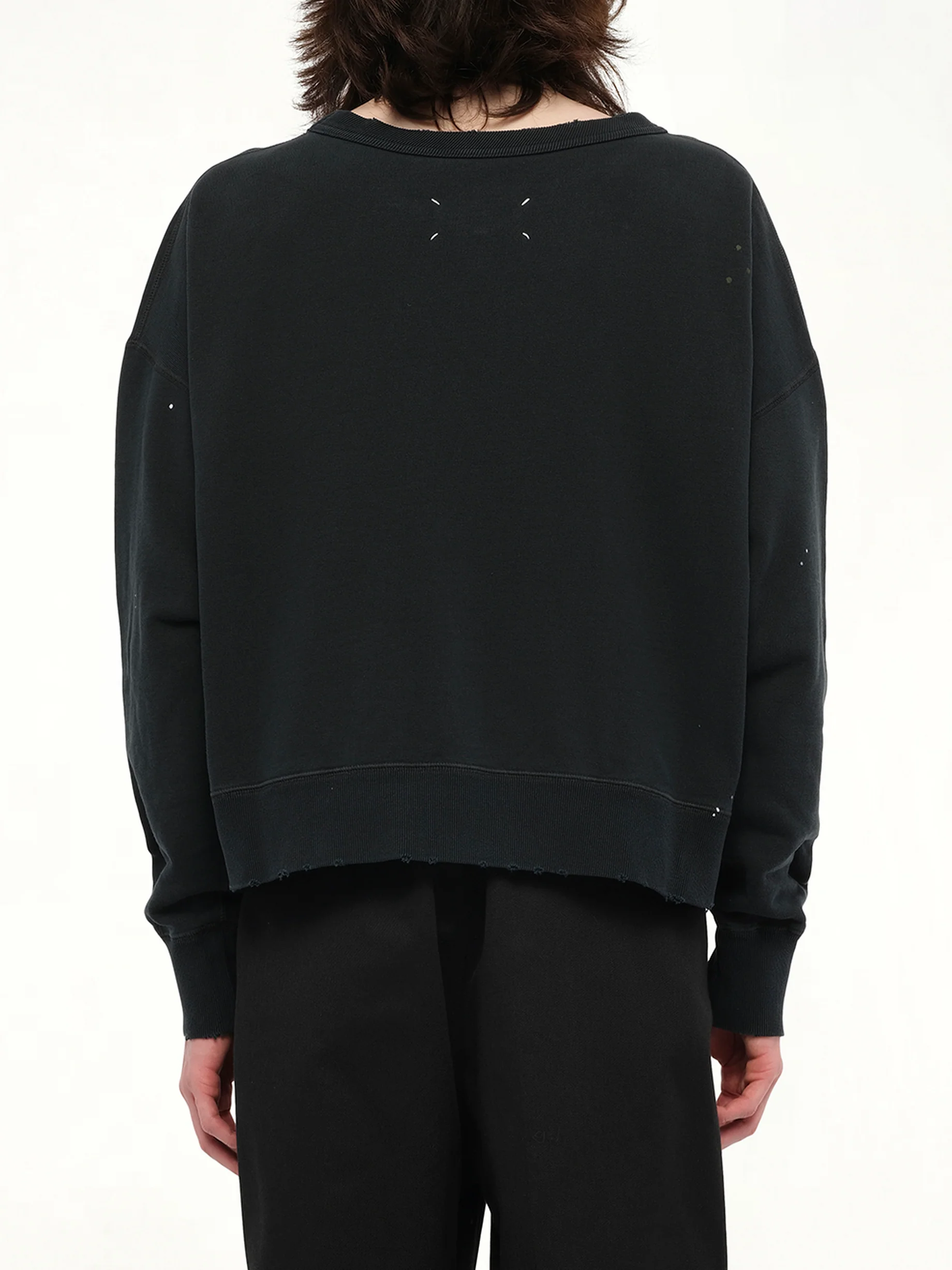 Margiela Sweatshirt in Washed Black - Image 5