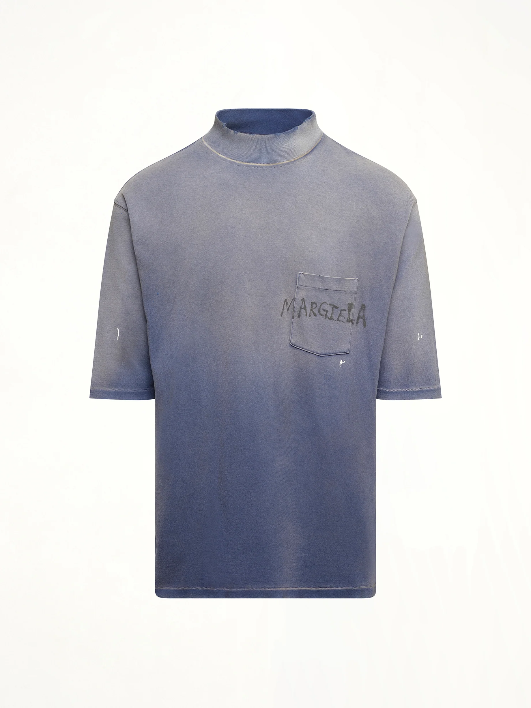 Margiela T-Shirt in Vintage Blue - Image 2
