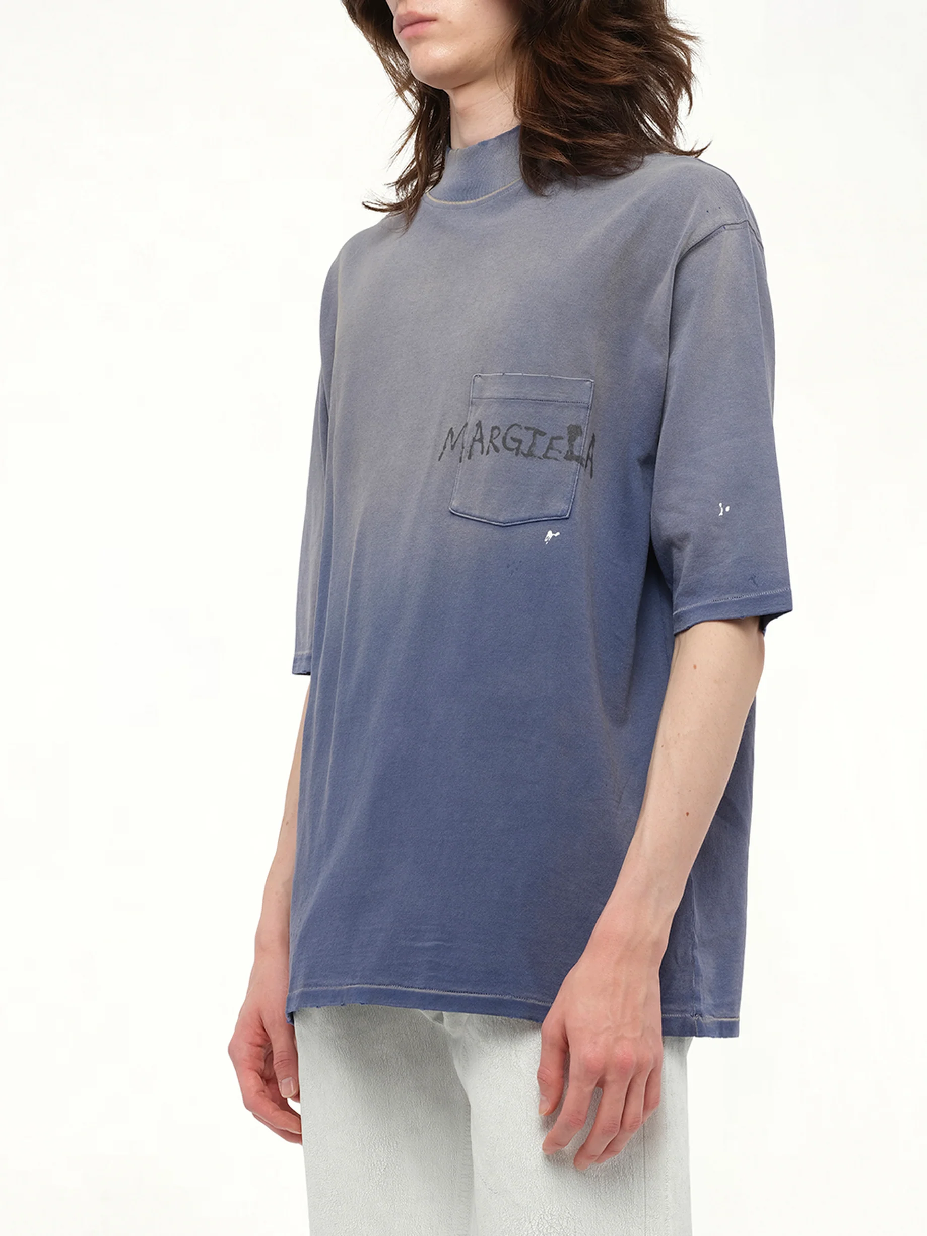 Margiela T-Shirt in Vintage Blue - Image 3