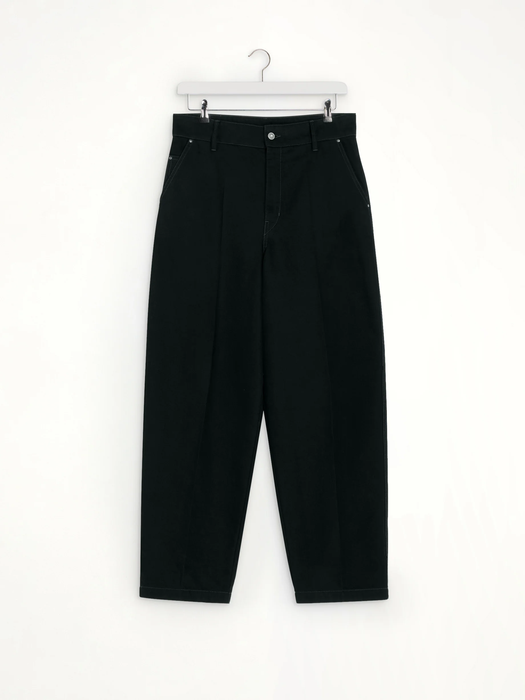 Maxi Barrel Workwear Pants in Black - Image 2