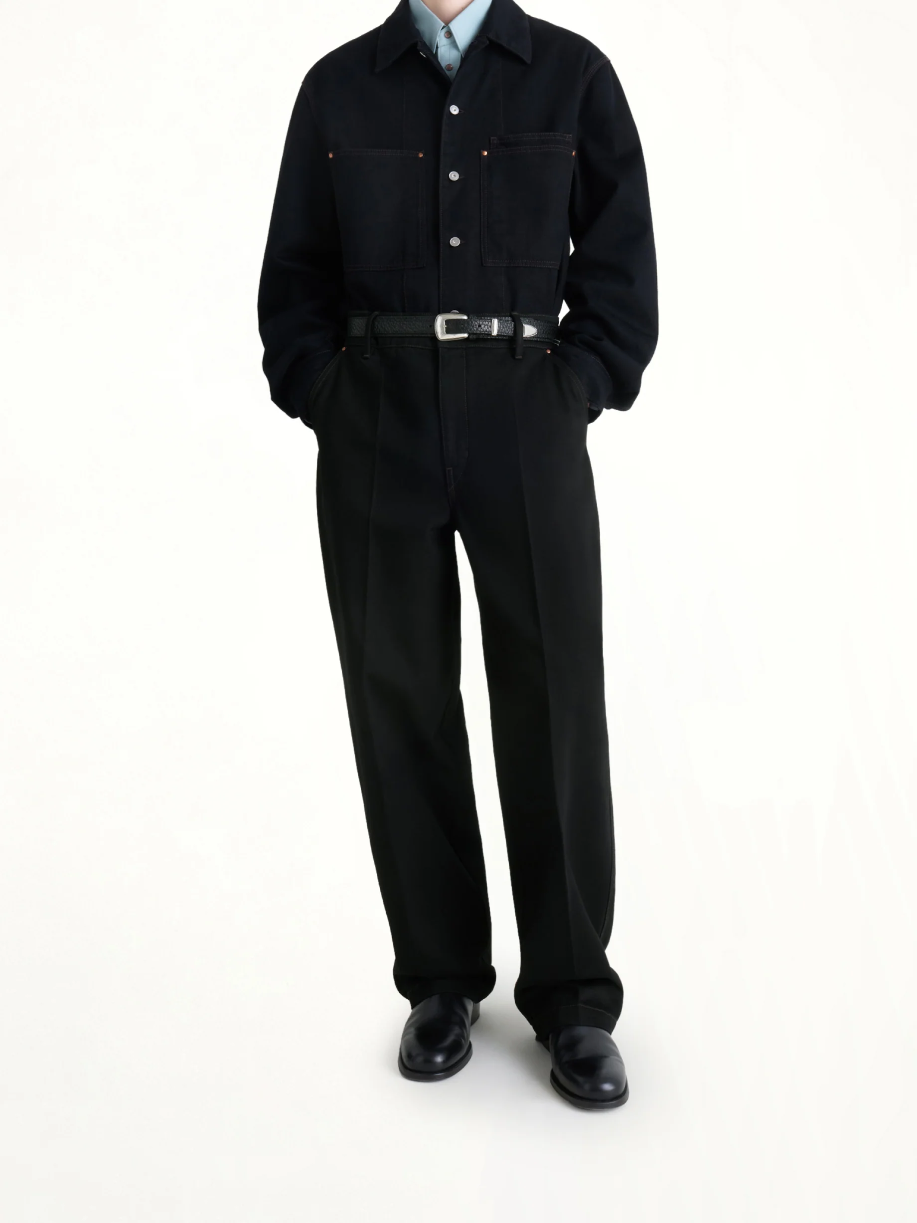 Maxi Barrel Workwear Pants in Black - Image 4
