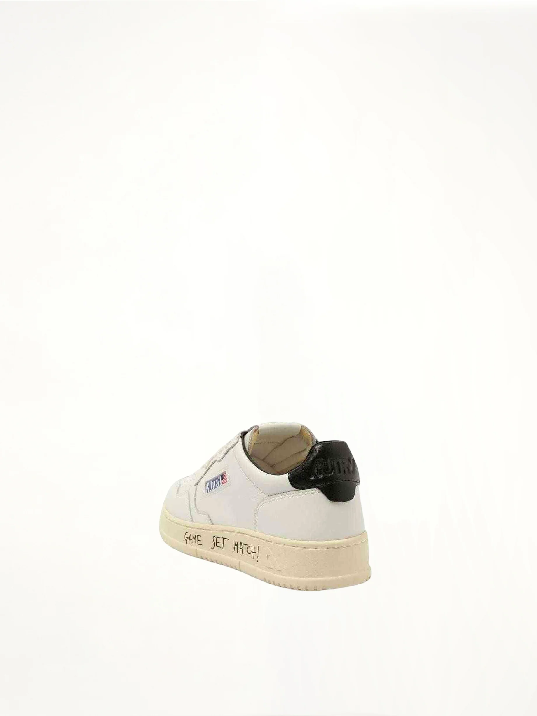 Medalist Low Game Set Sneakers in White/Black - Image 3