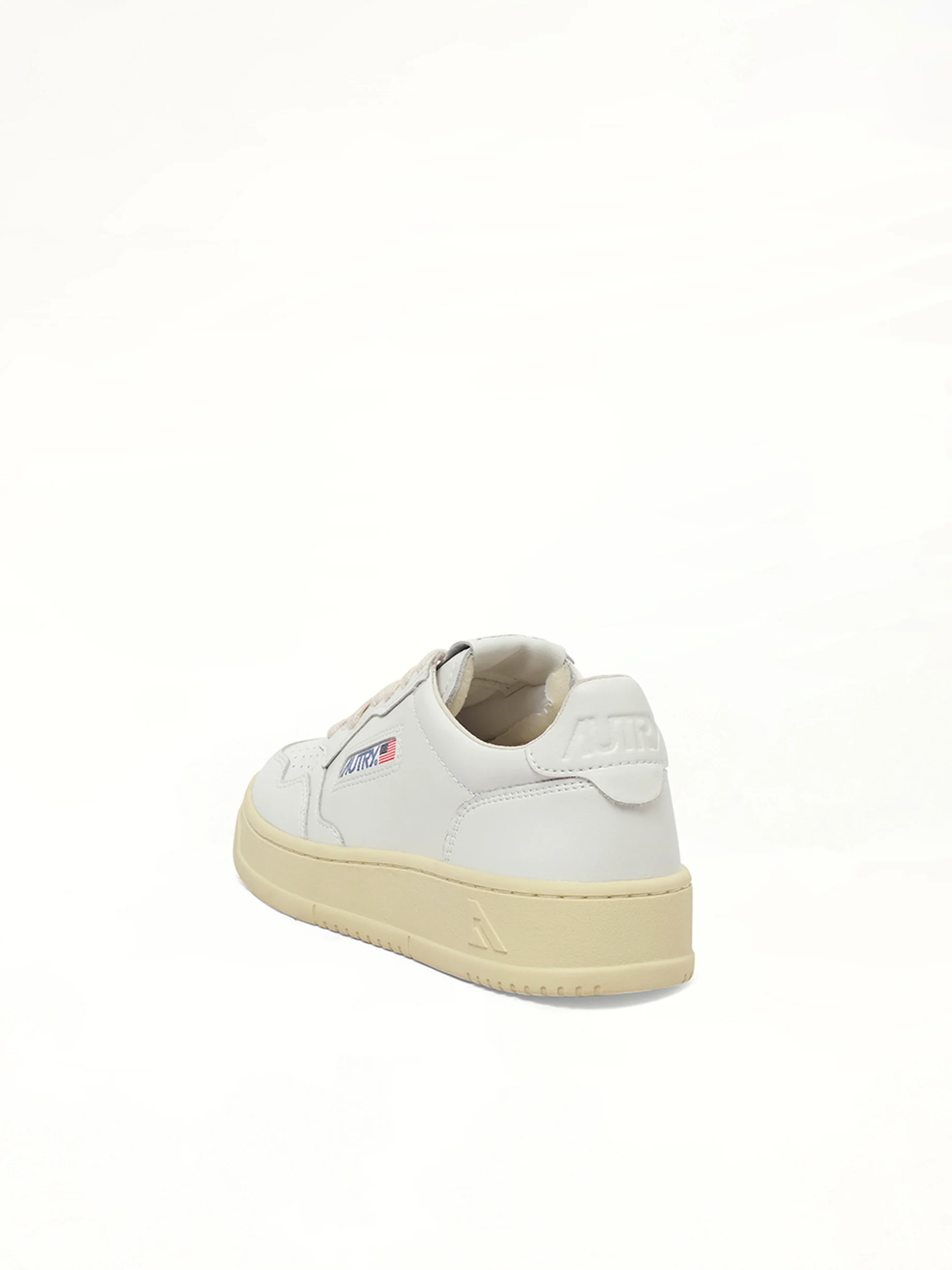 Medalist Low Sneakers in White/White - Image 4