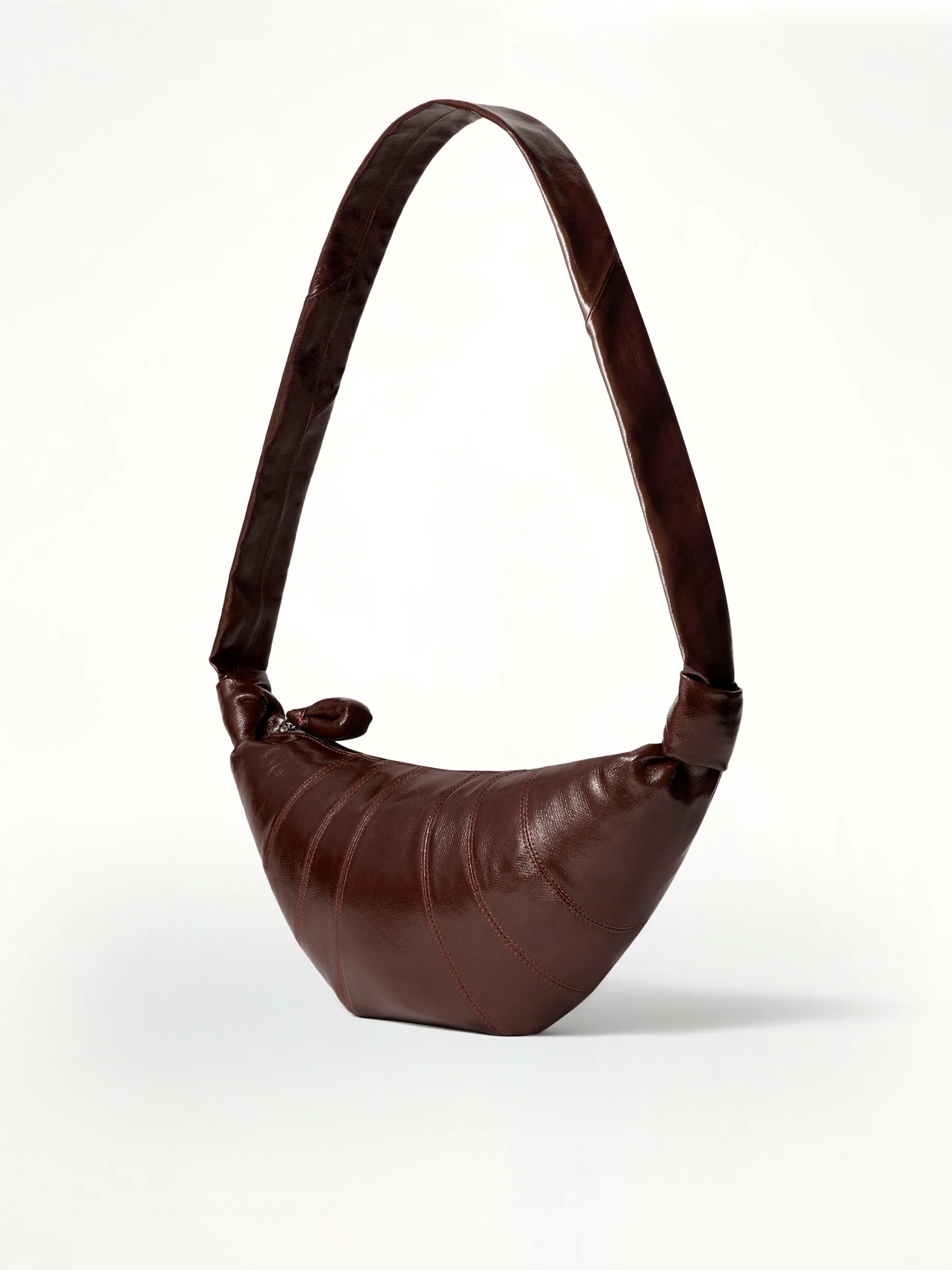 Medium Croissant Bag in Chocolate Fondant - Image 2