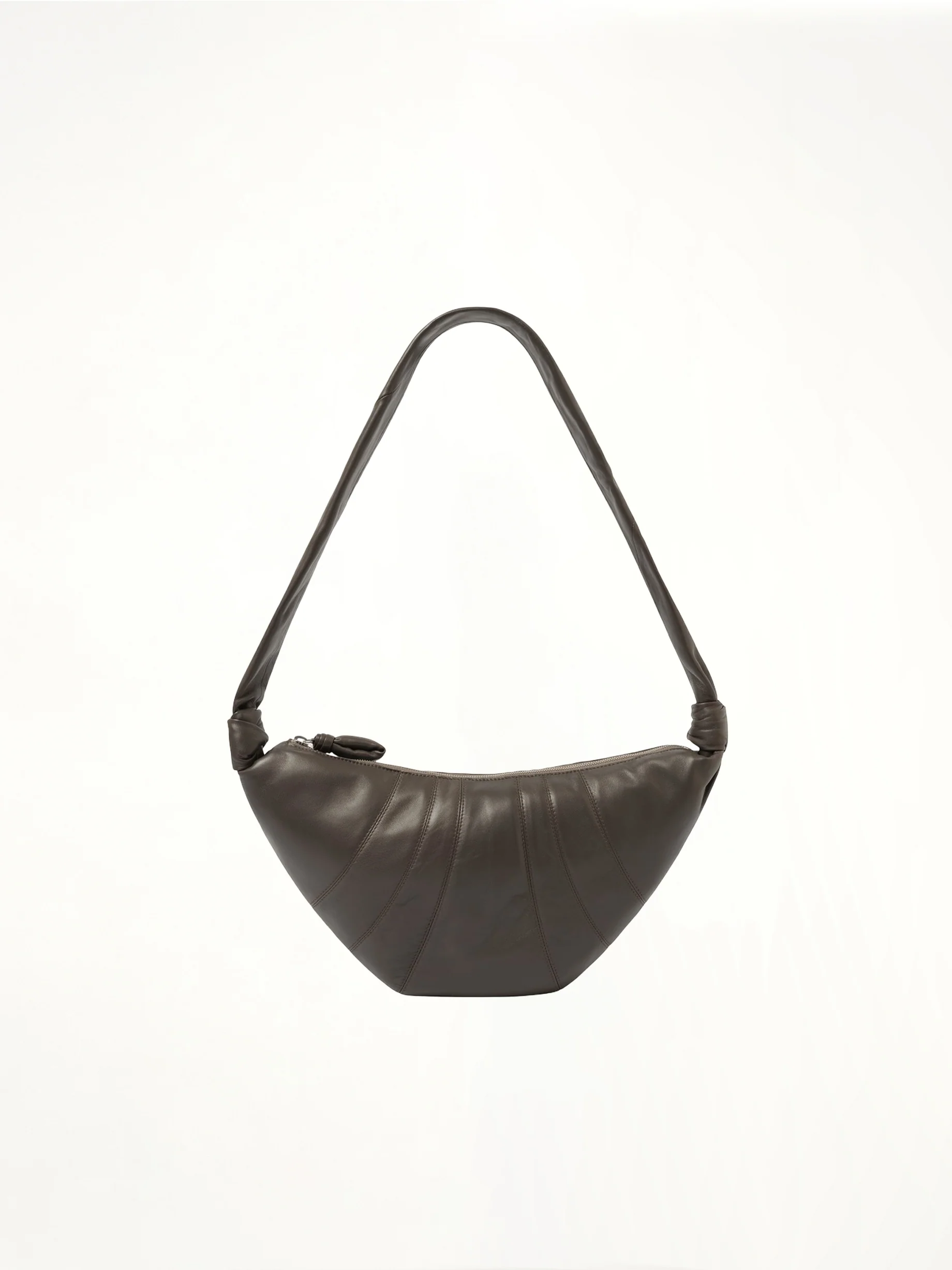 Medium Croissant Bag in Mink