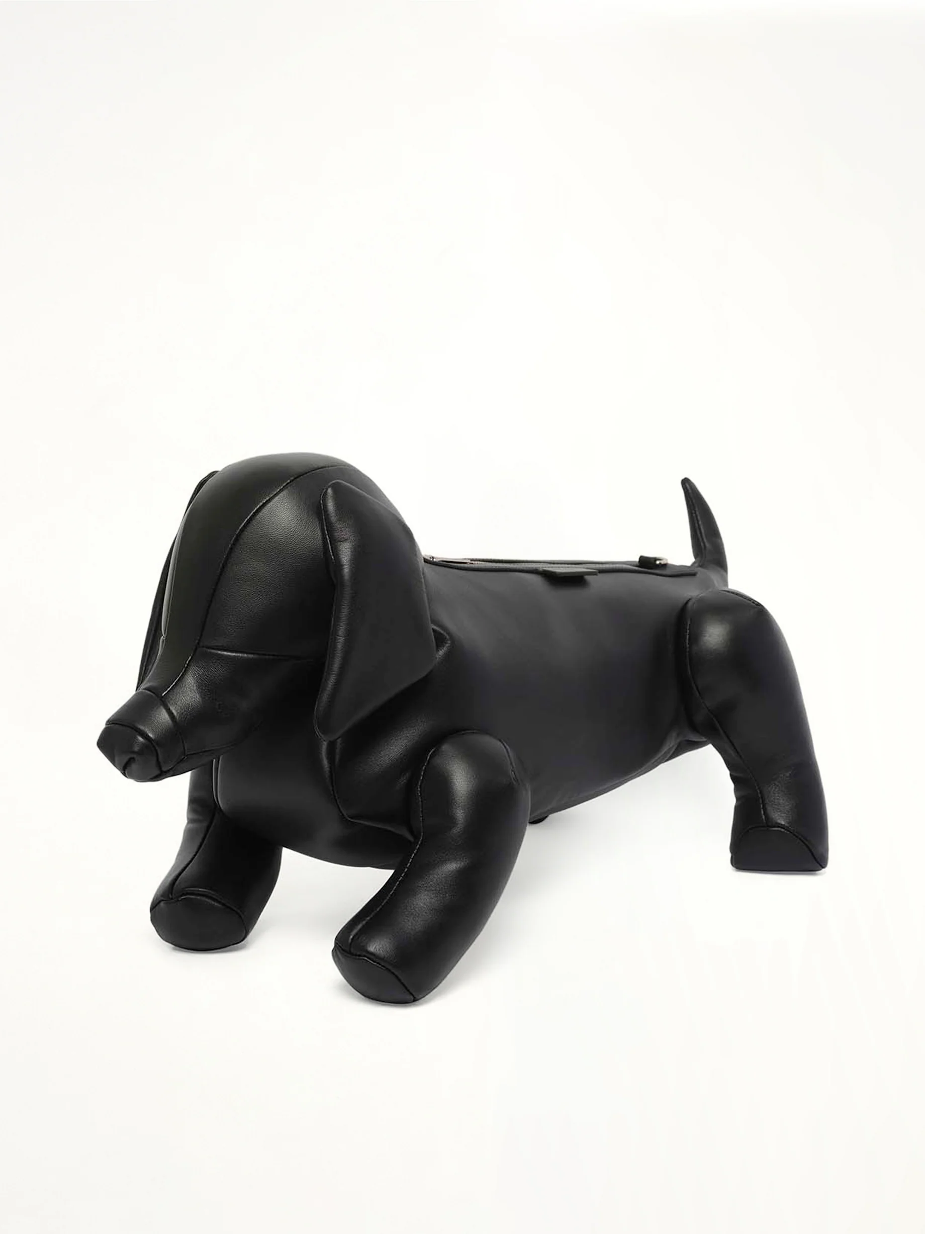 Medium Dachshund Bag in Black - Image 2