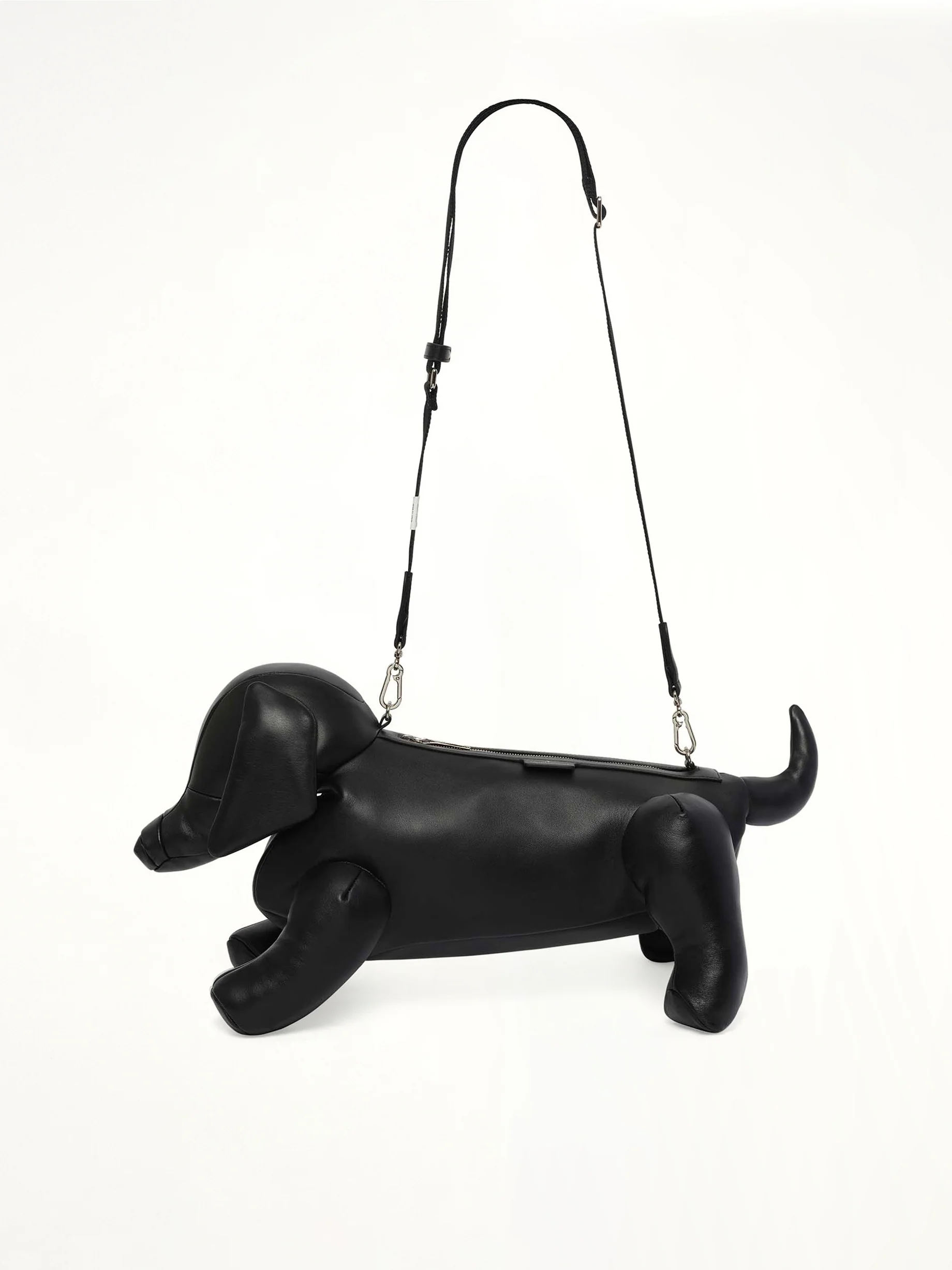 Medium Dachshund Bag in Black - Image 3
