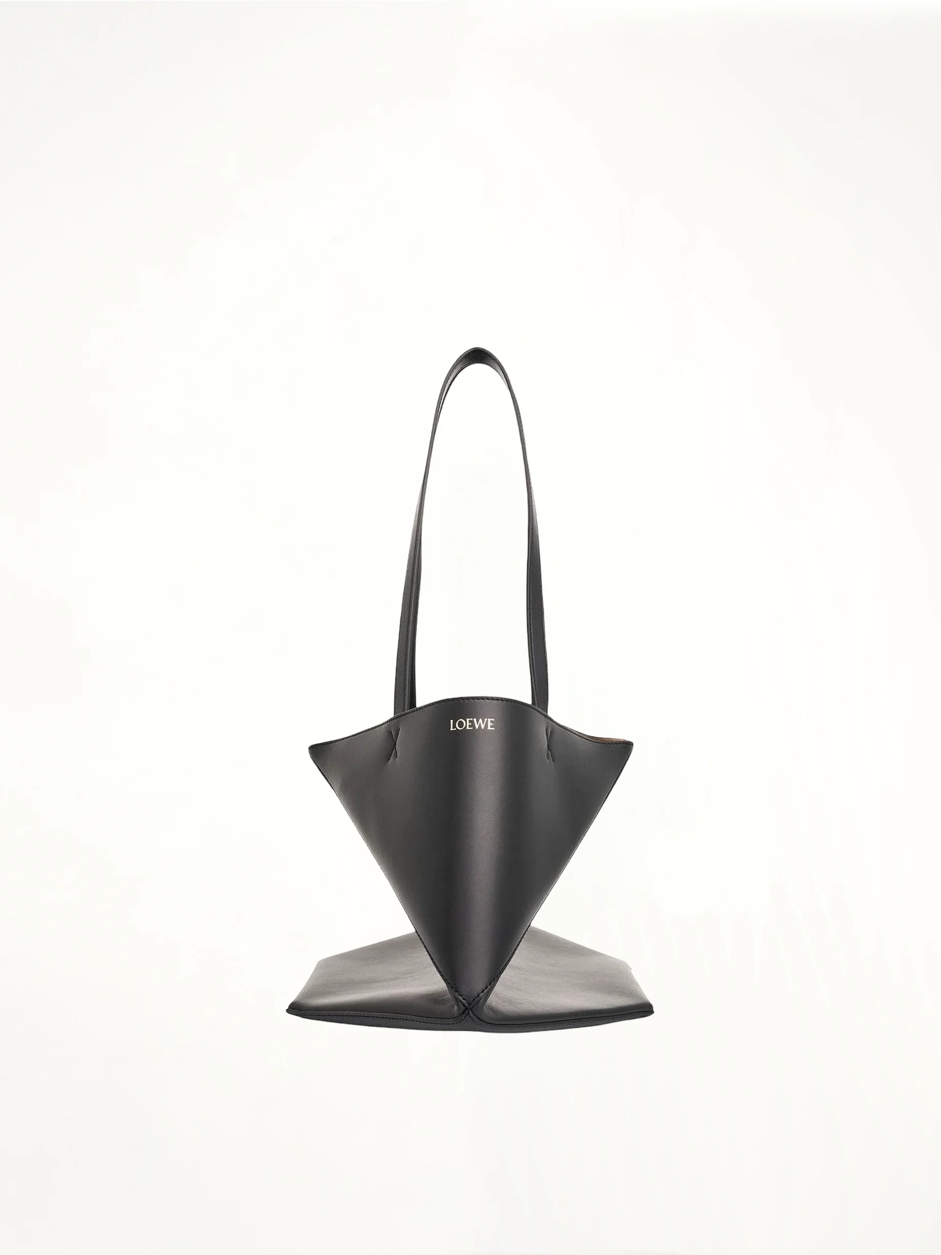 Medium Puzzle Fold Tote Bag in Black - Image 5
